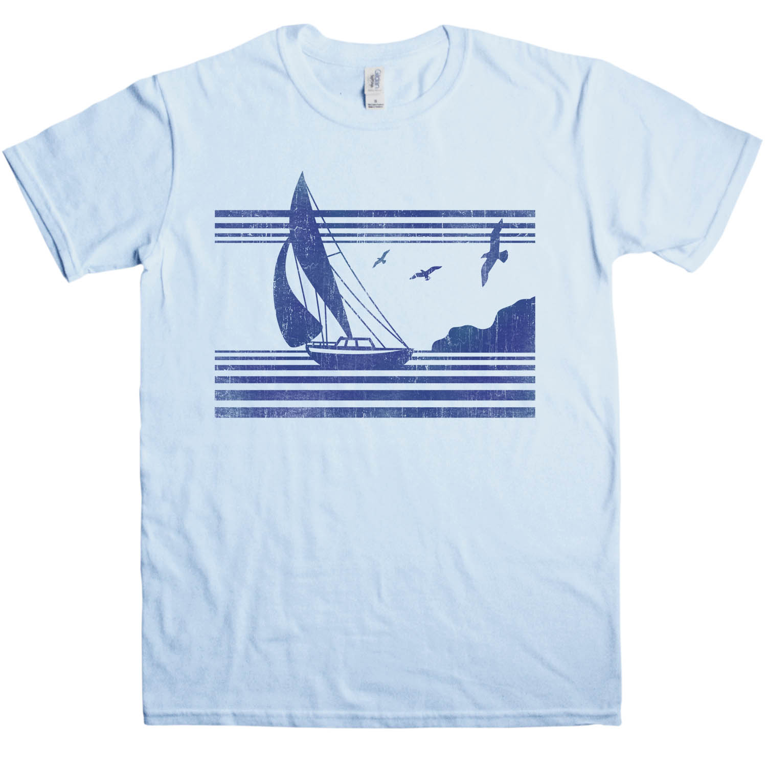 Mens Retro Sailing T Shirt eBay