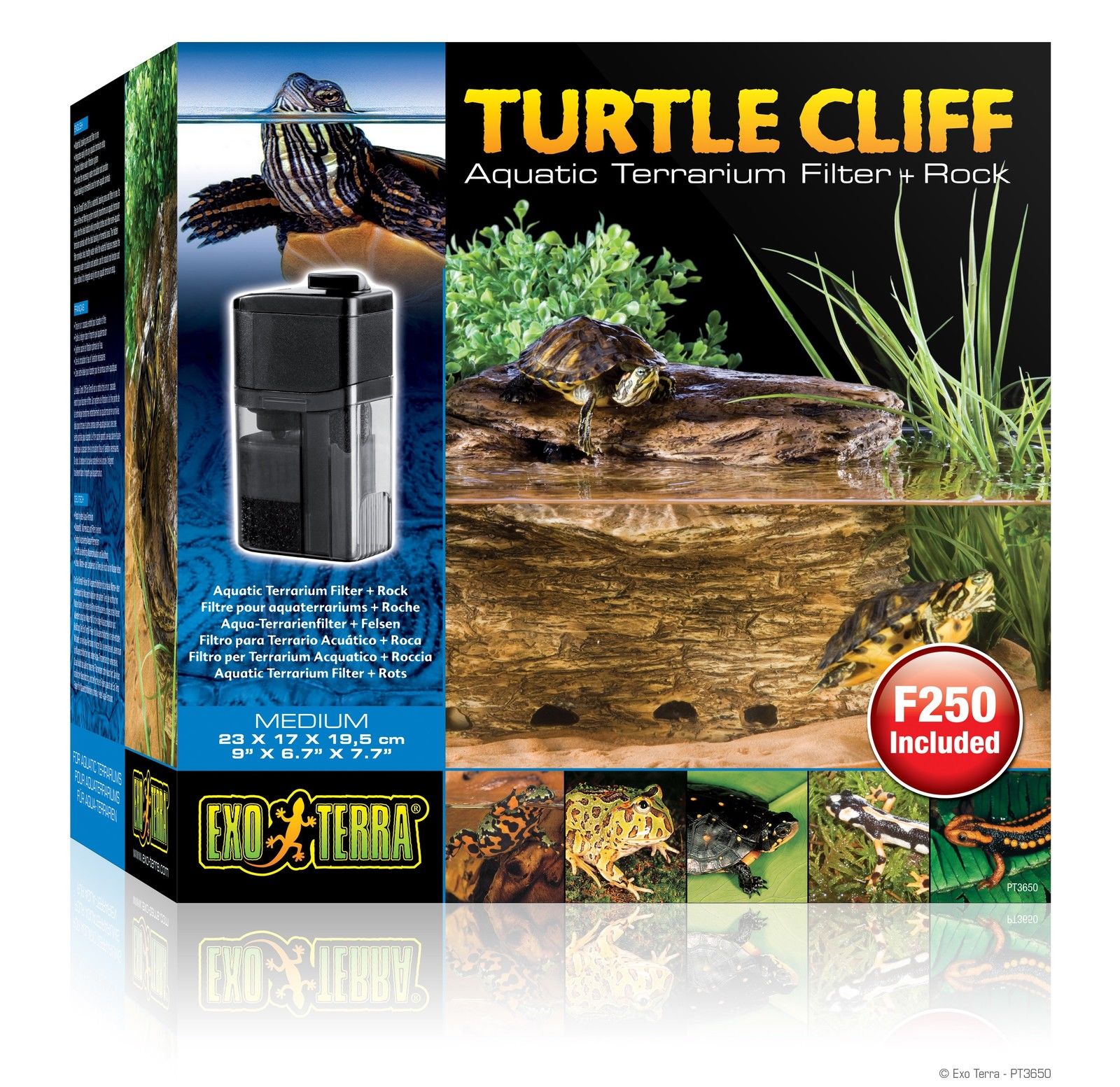 EXOTERRA TURTLE CLIFF AQUATIC TERRARIUM FILTER MEDIUM eBay