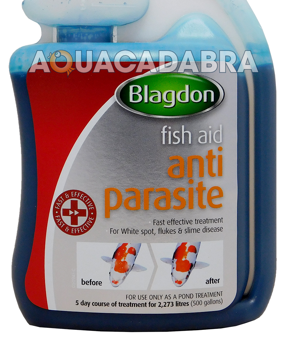 BLAGDON ANTI PARASITE FISH POND 250ML TREATMENT WHITE SPOT FLUKE SLIME