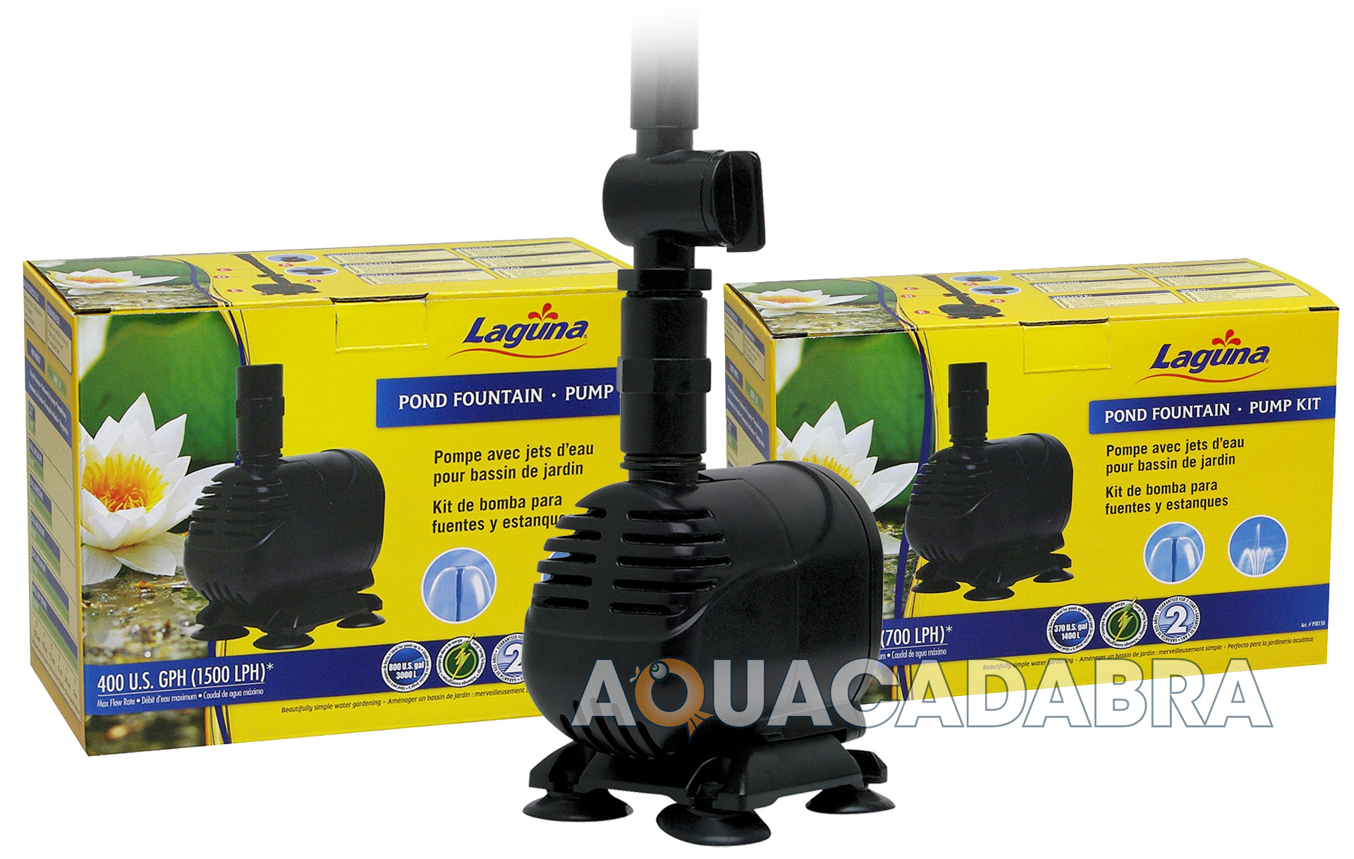 LAGUNA GARDEN POND FOUNTAIN PUMP KIT 700,1500,2000 KOI FISH WATER
