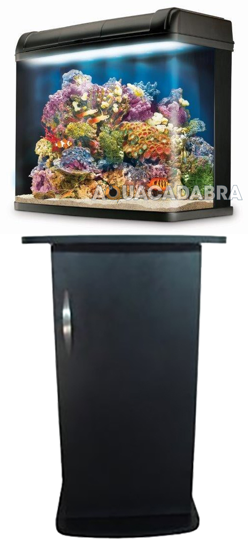 modern fish tank metal stand with biult in lights