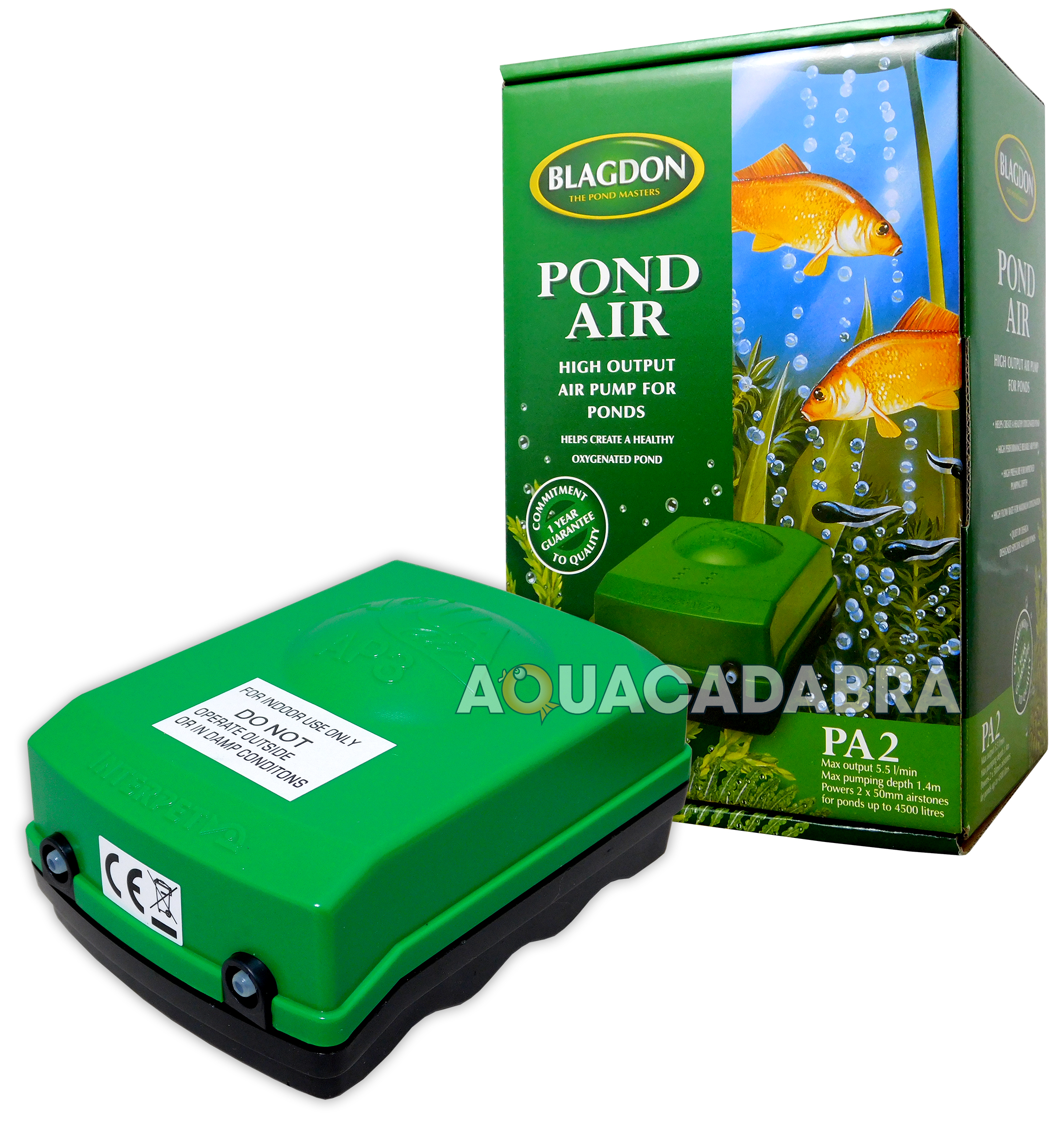 BLAGDON GARDEN POND AIR 1 & 2 AIR PUMP + AIRLINE & STONE SPARES KITS
