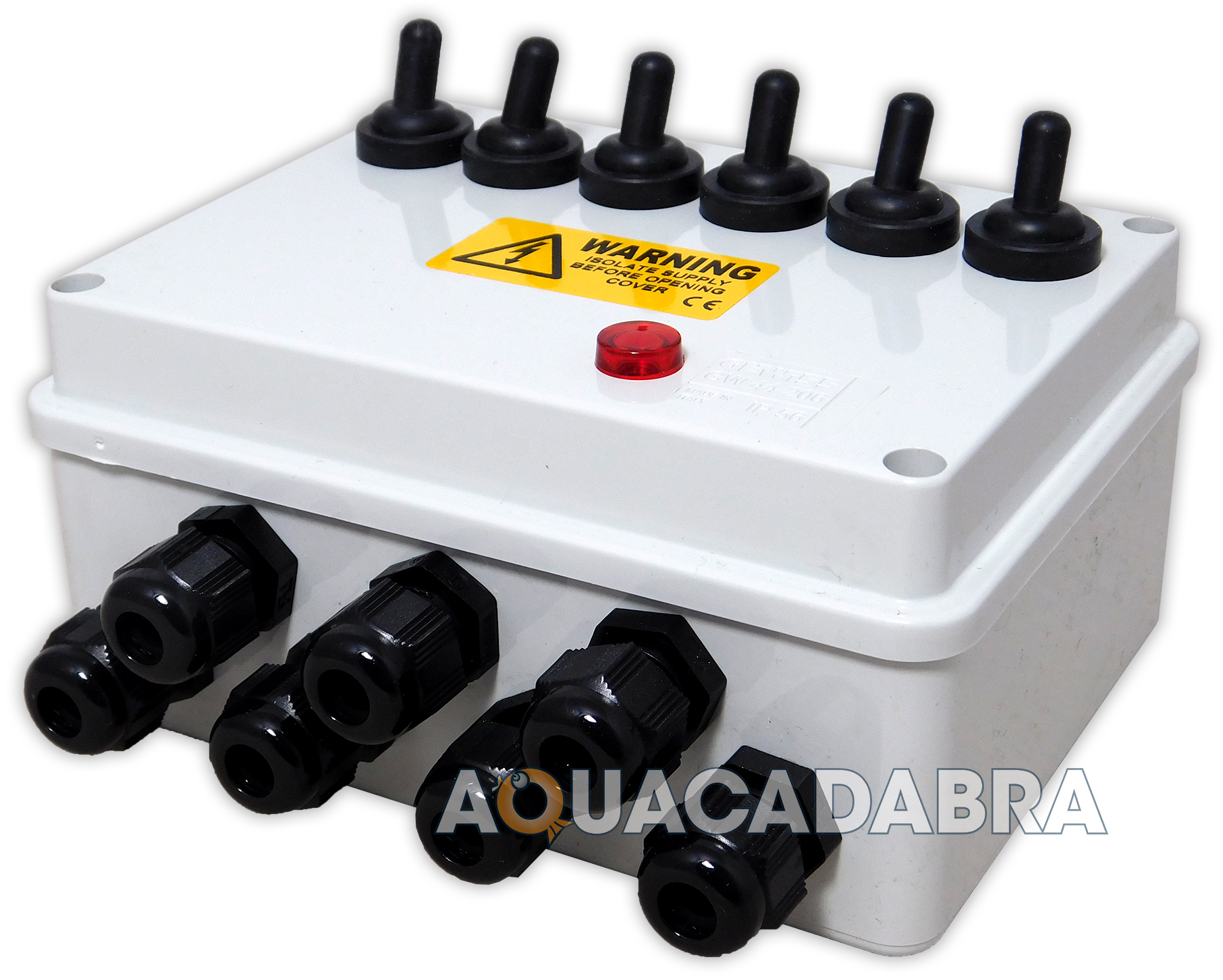 LOTUS OASIS 6WAY SWITCH BOX UNIVERSAL GARDEN POND FISH KOI WATERPROOF