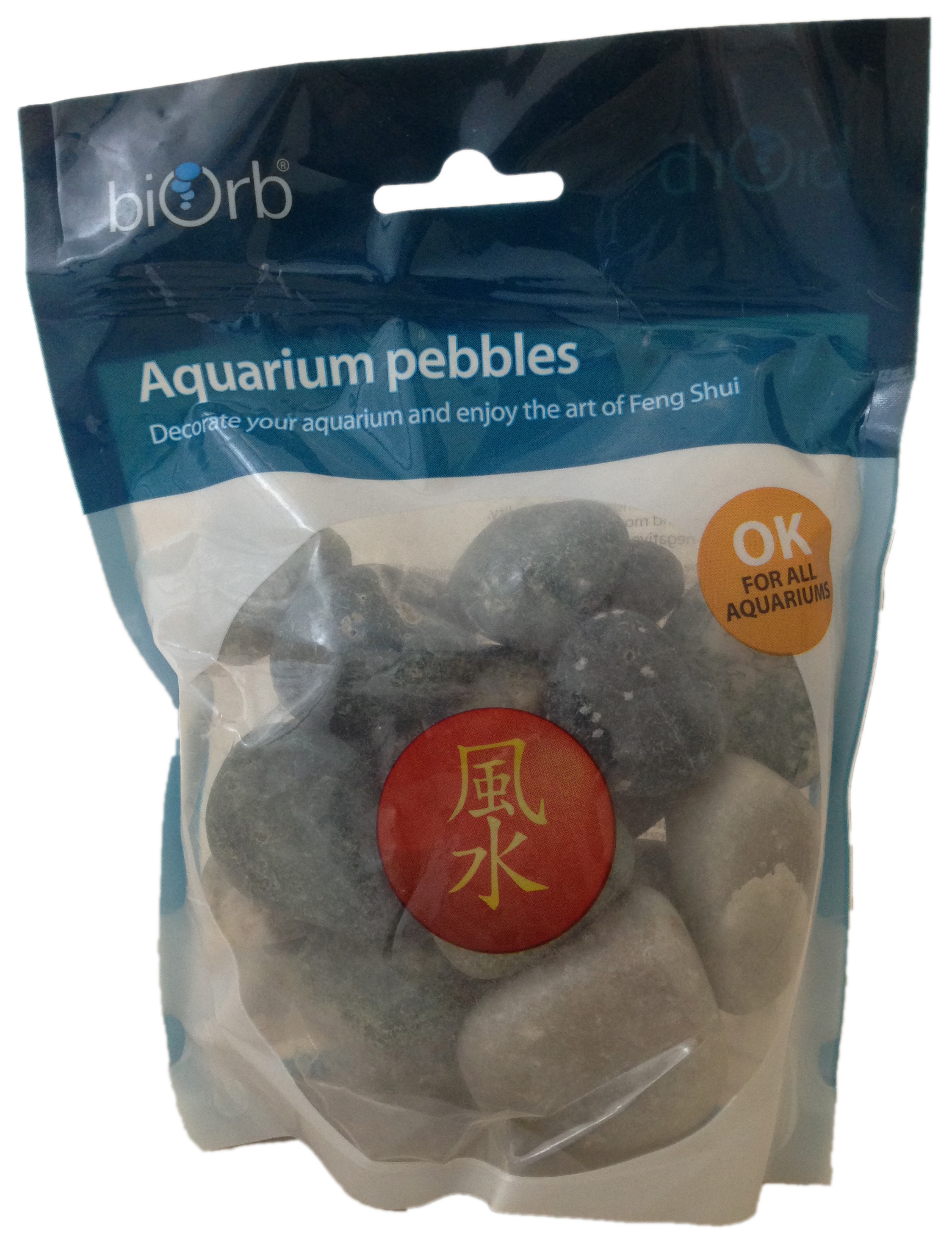 REEF ONE BIORB FENG SHUI PEBBLE PACK RED WHITE GREEN BLACK FISH TANK