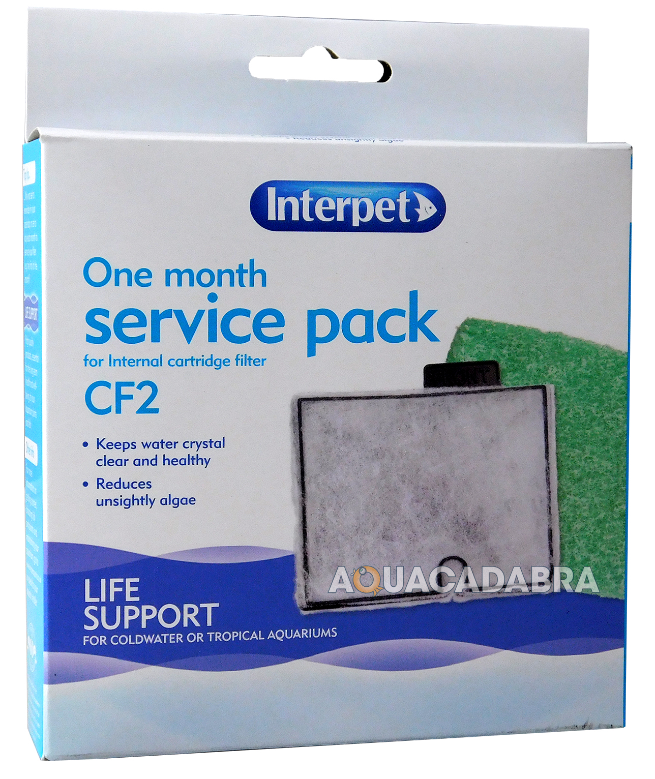 INTERPET CARTRIDGE FILTER SERVICE PACK CF1 CF2 CF3 MEDIA KIT FISH TANK