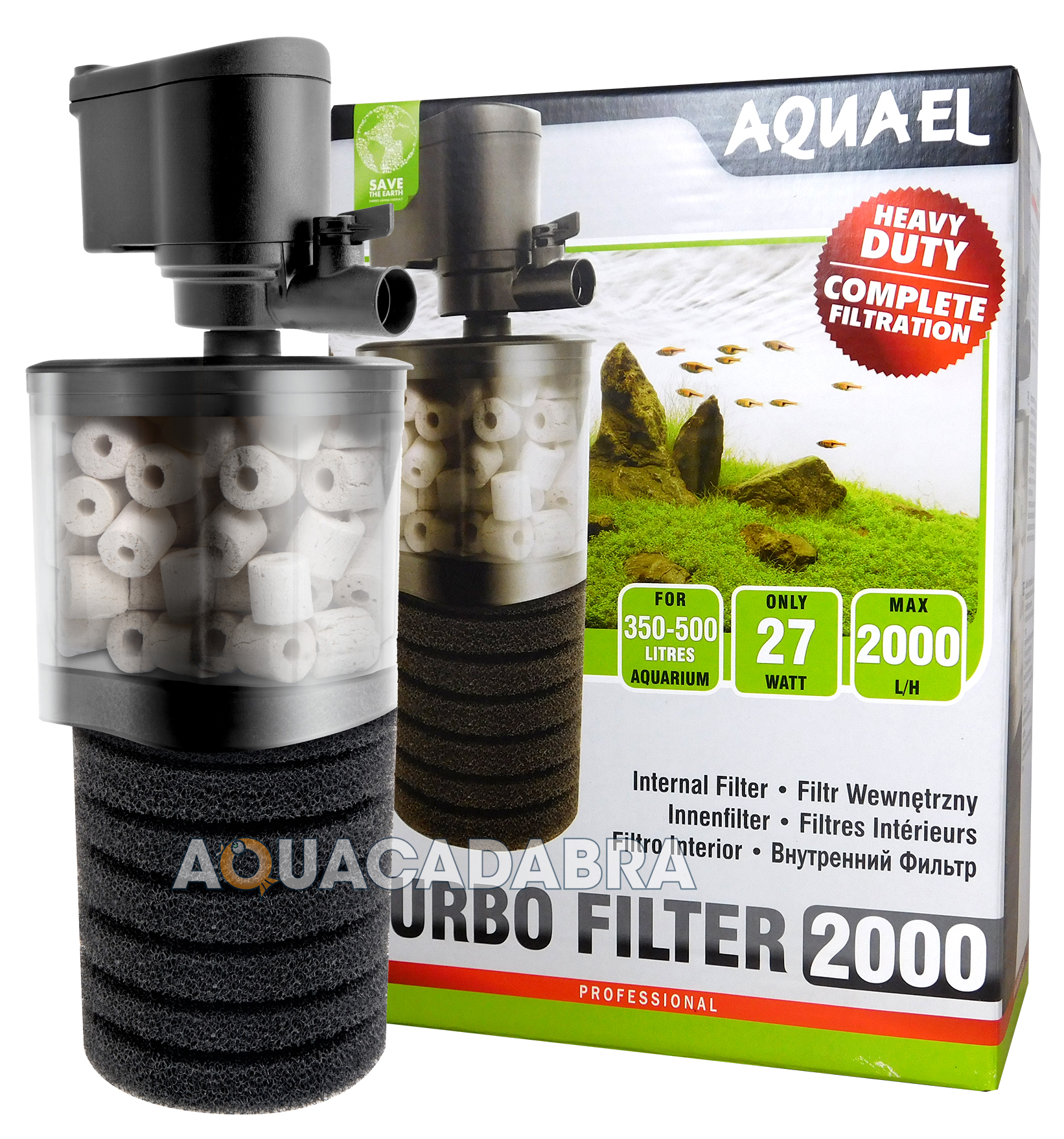 AQUAEL TURBO FILTERS MECHANICAL BIOLOGICAL FILTRATION AERATION AQUARIUM FISH