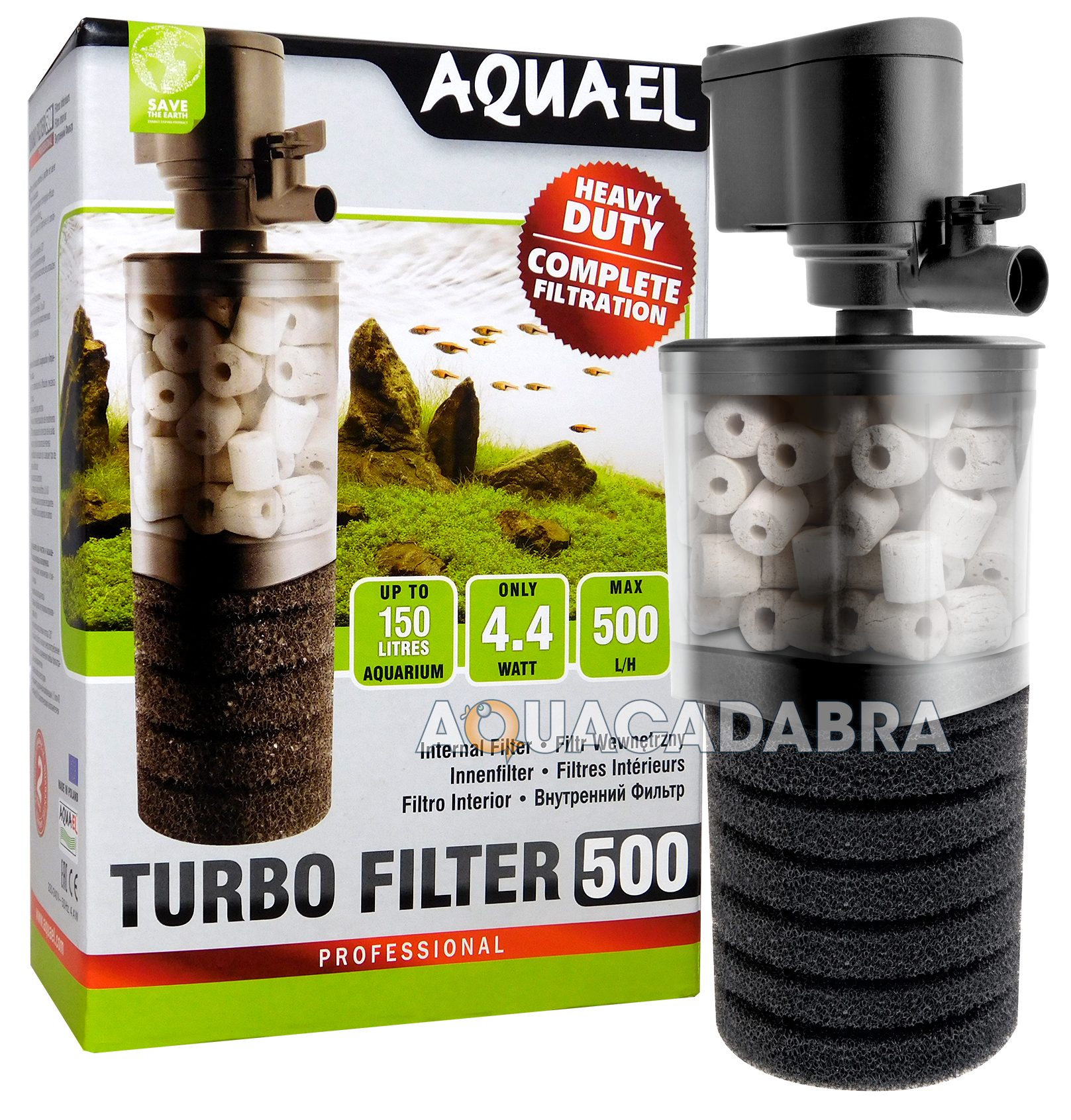 AQUAEL TURBO FILTERS MECHANICAL BIOLOGICAL FILTRATION AERATION AQUARIUM