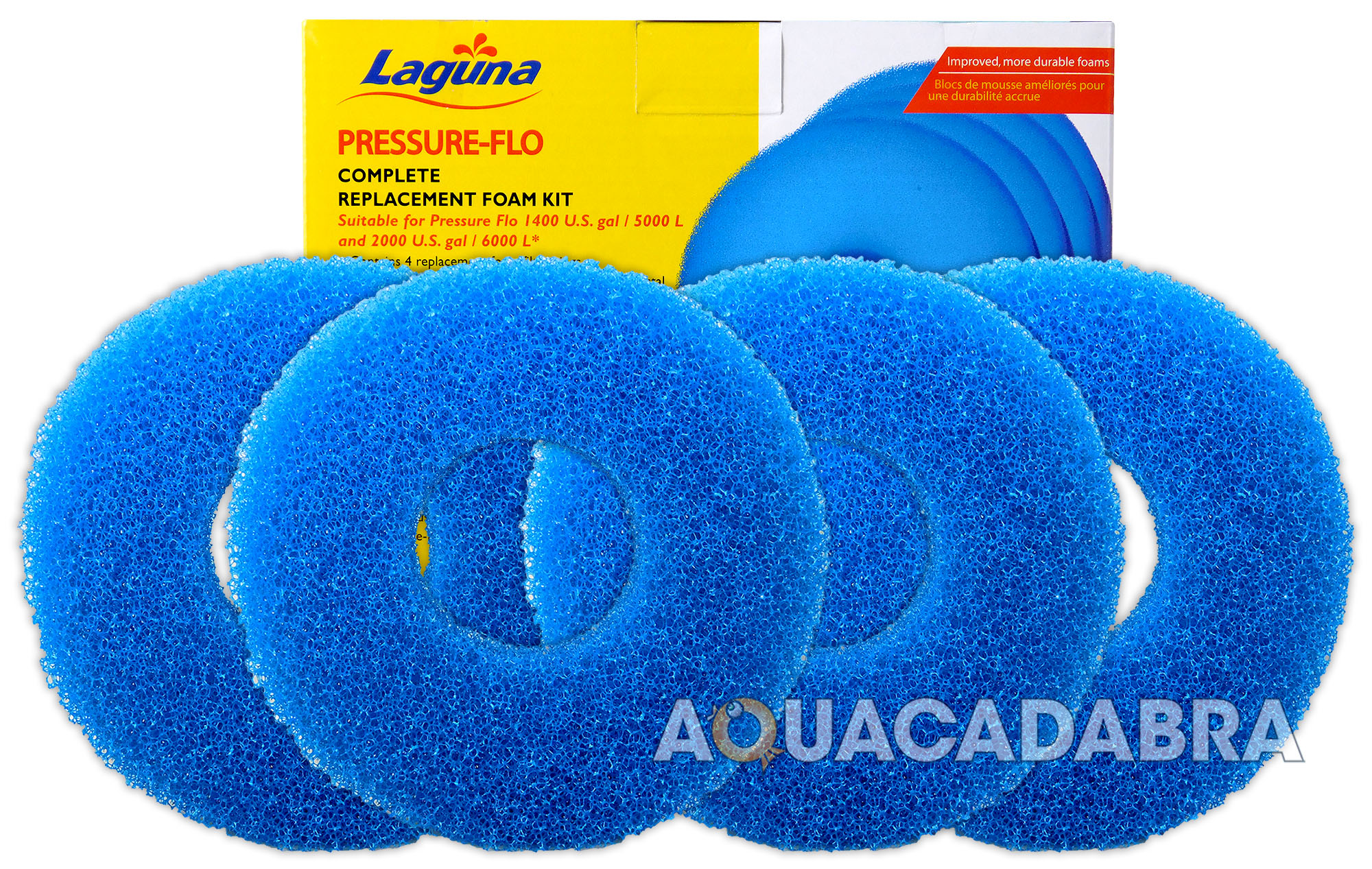 LAGUNA PRESSURE FLO 5000 6000 FILTER FOAM KIT SET PT1736 FISH POND