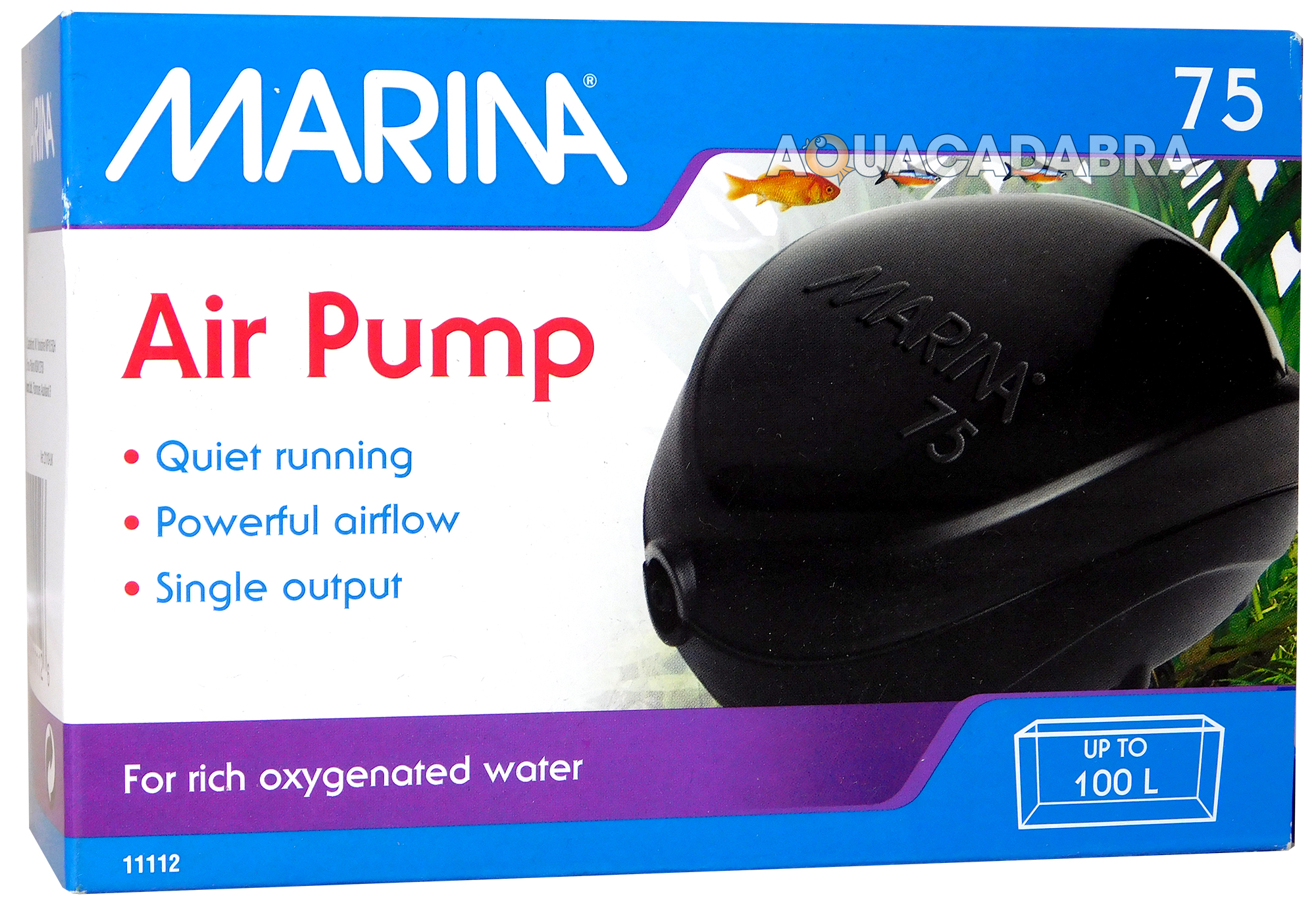 MARINA AIR PUMP POWERFUL QUIET FLOW OXYGEN BUBBLES AIR STONE FISH TANK AQUARIUM eBay