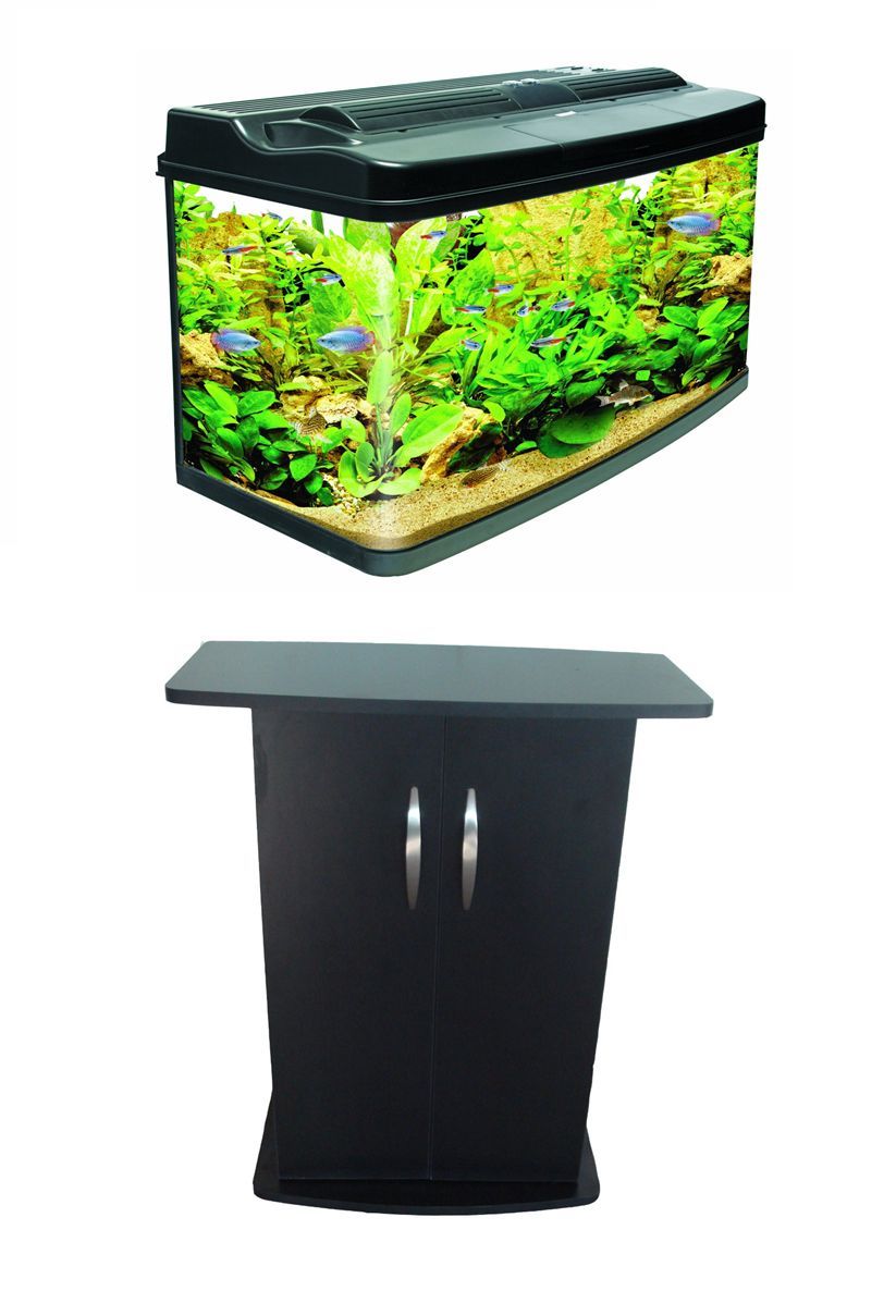 INTERPET FISH POD 120 LITRE AQUARIUM TANK COMPLETE SET UP COLDWATER