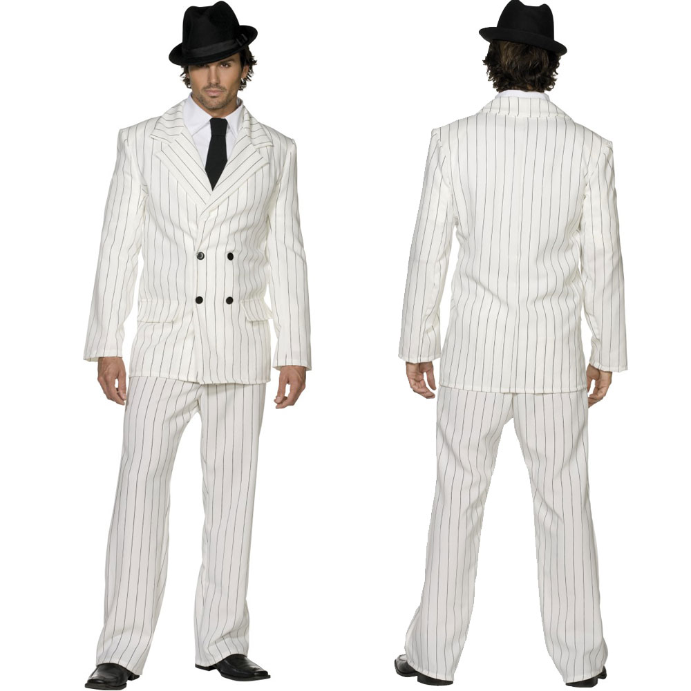 Mens 20s Fancy Dress 1920s Gangster Outfit Gatsby Costume Accessories eBay