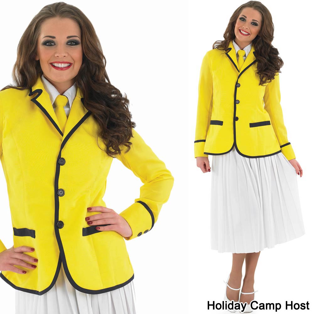 Hi De Hi Holiday Camp Host Fancy Dress Costumes - Mens / Ladies 80s TV