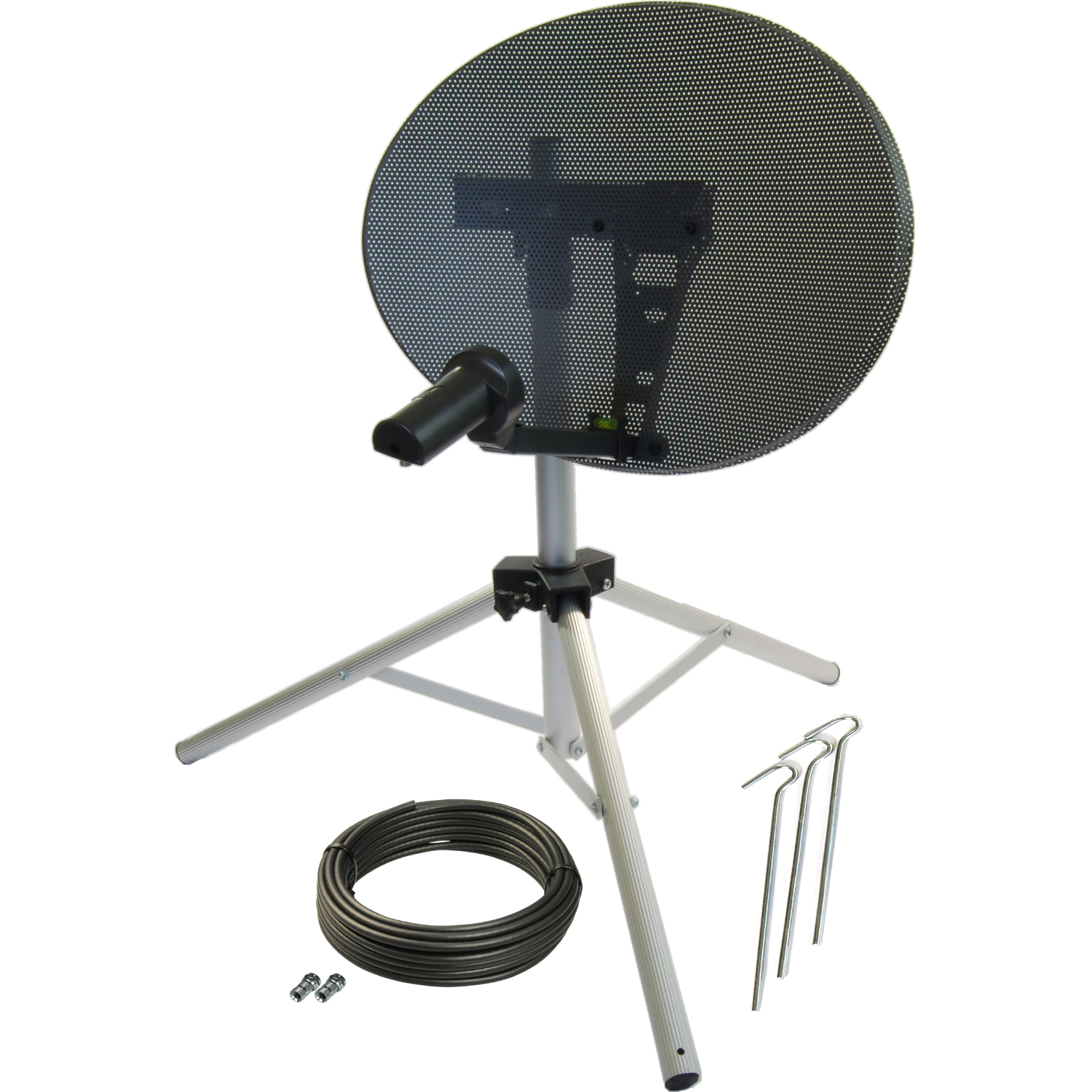 Satgear Portable 48cm Satellite Dish Kit with Quad LNB and tripod NO