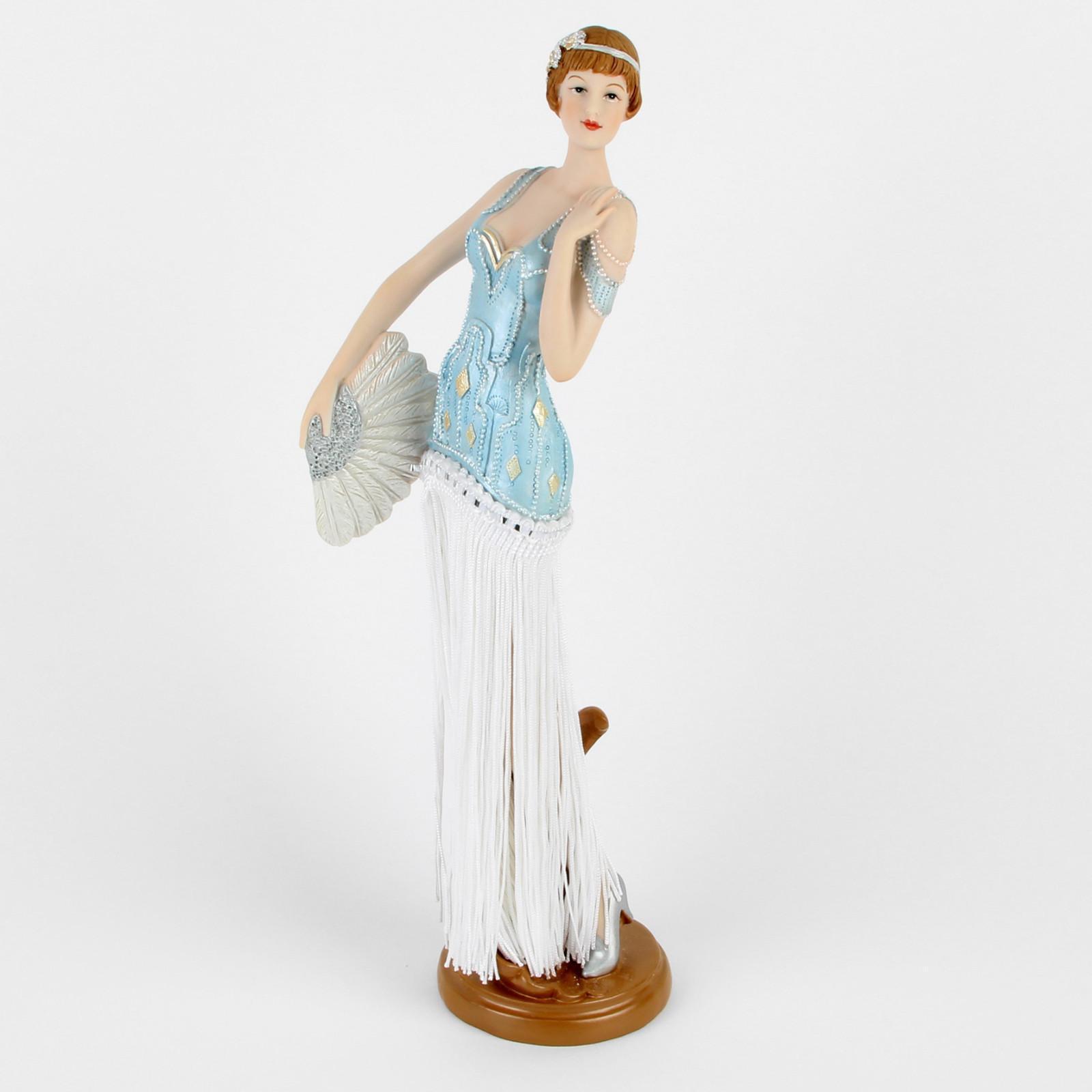 Art Deco 1920s Gatsby Girls Charleston Lady Figurine Ornament 33cm