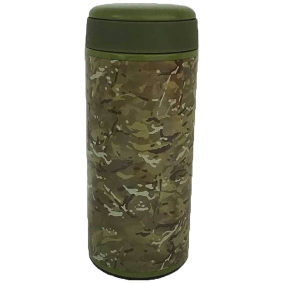 Stainless Steel Insulated Thermal Ammo Pouch Flask Mug Travel Camping