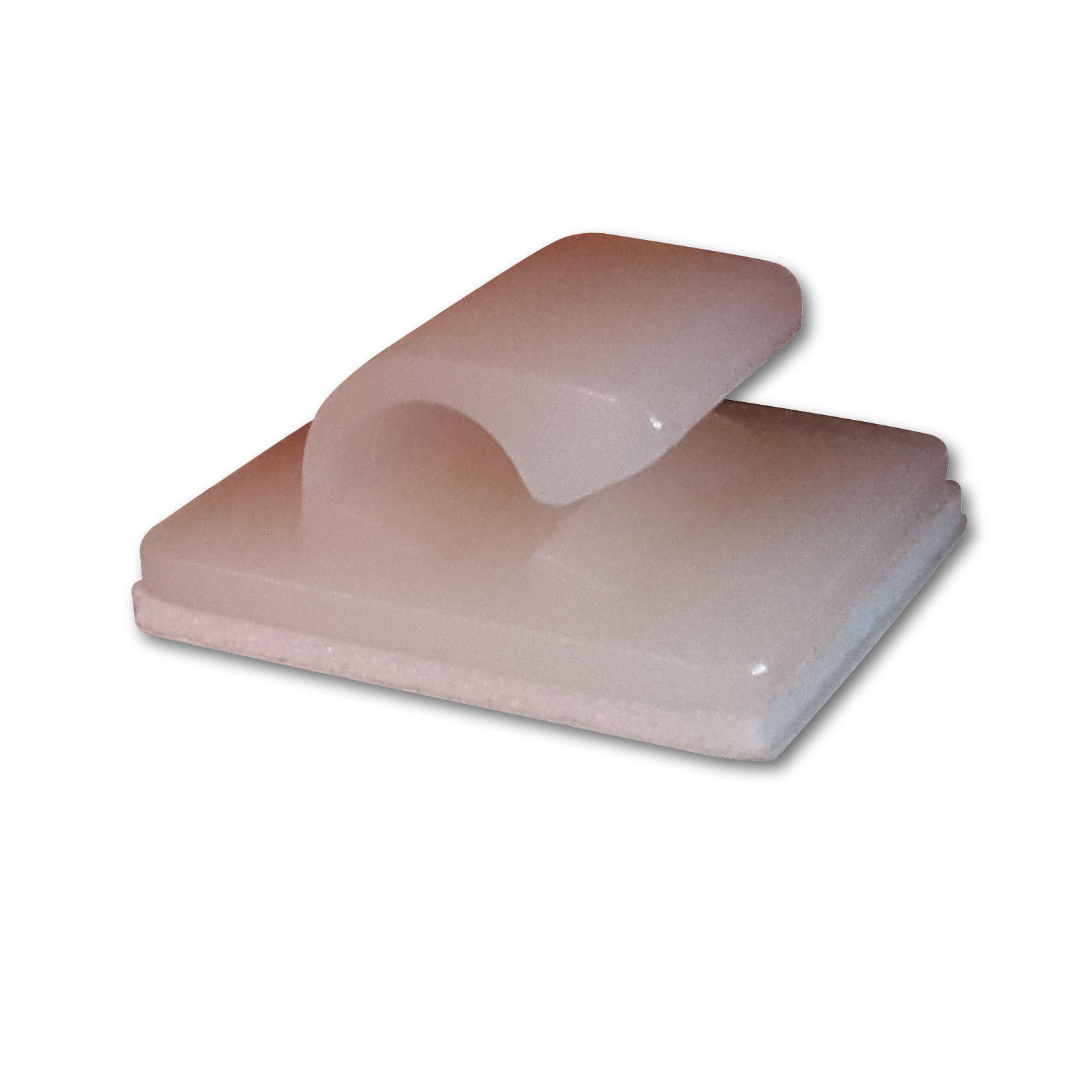 Strong Self Adhesive Cable Clips In Black & White Various Sizes 16/25