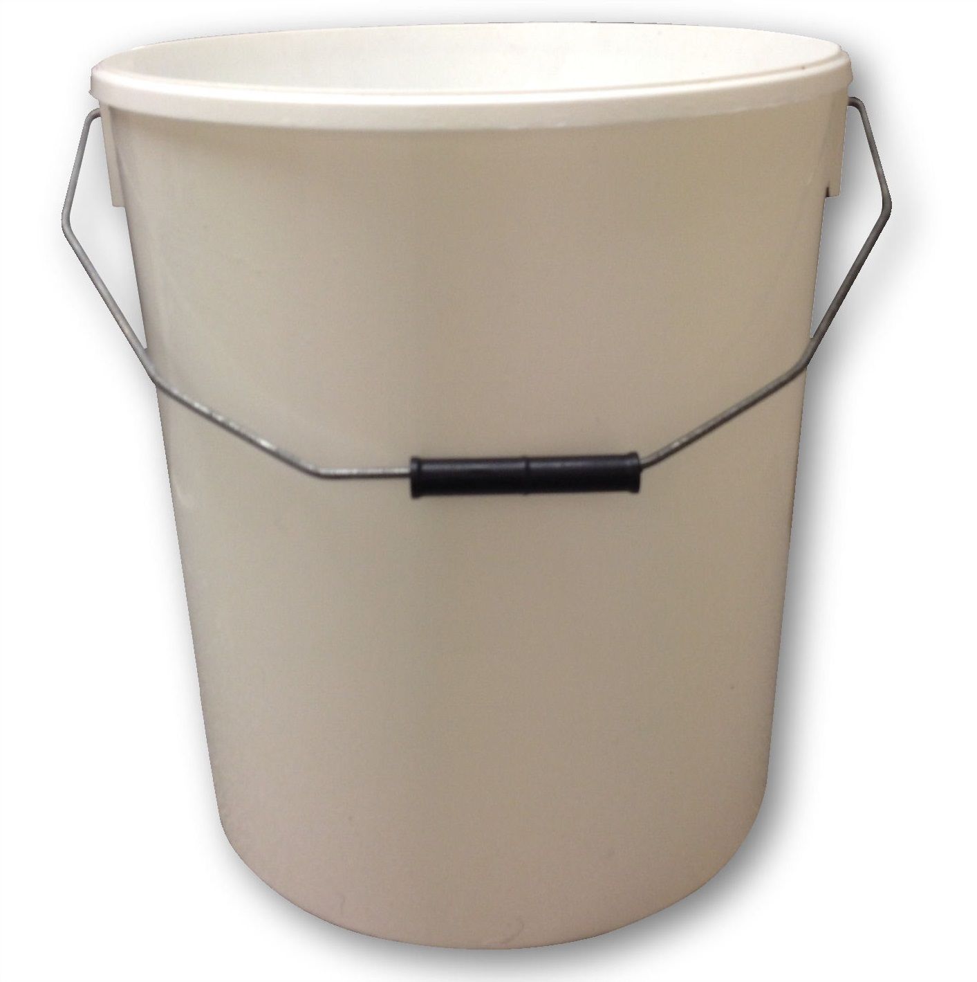 5x 25 Litre Durable Thick Plastic Bucket For Rubble / Mixing / Storage