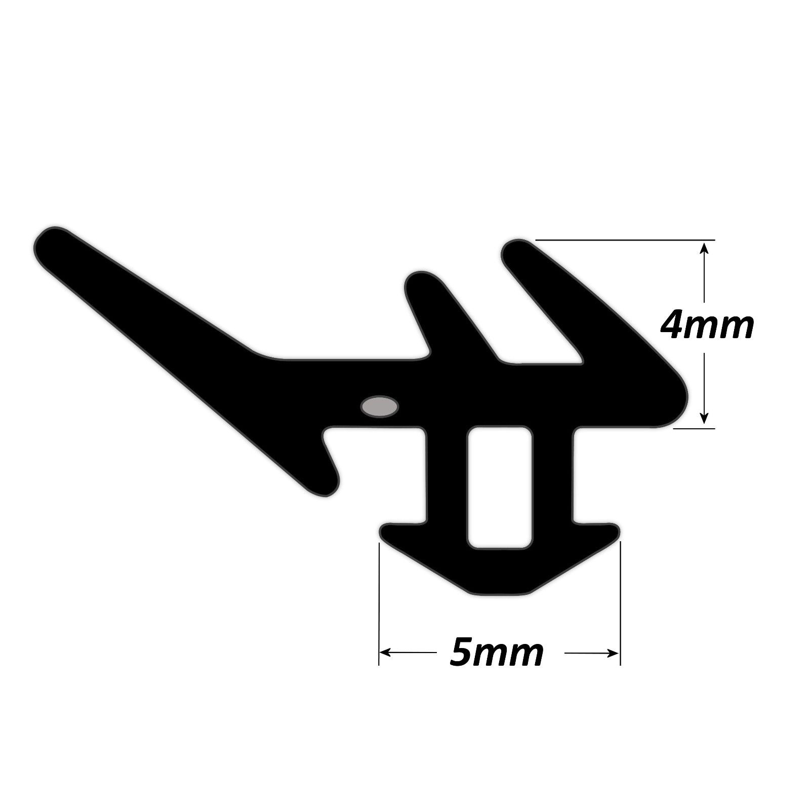 uPVC Window & Door E Gasket Double Glazing Rubber Repair Seal PVC eBay