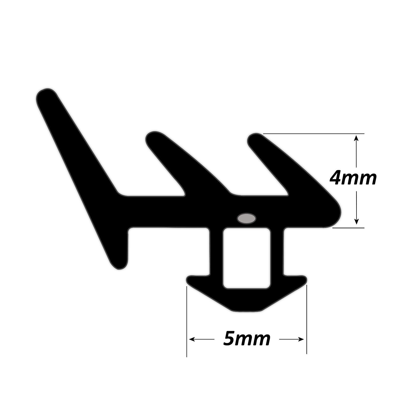 uPVC Window & Door E Gasket Double Glazing Rubber Repair Seal PVC