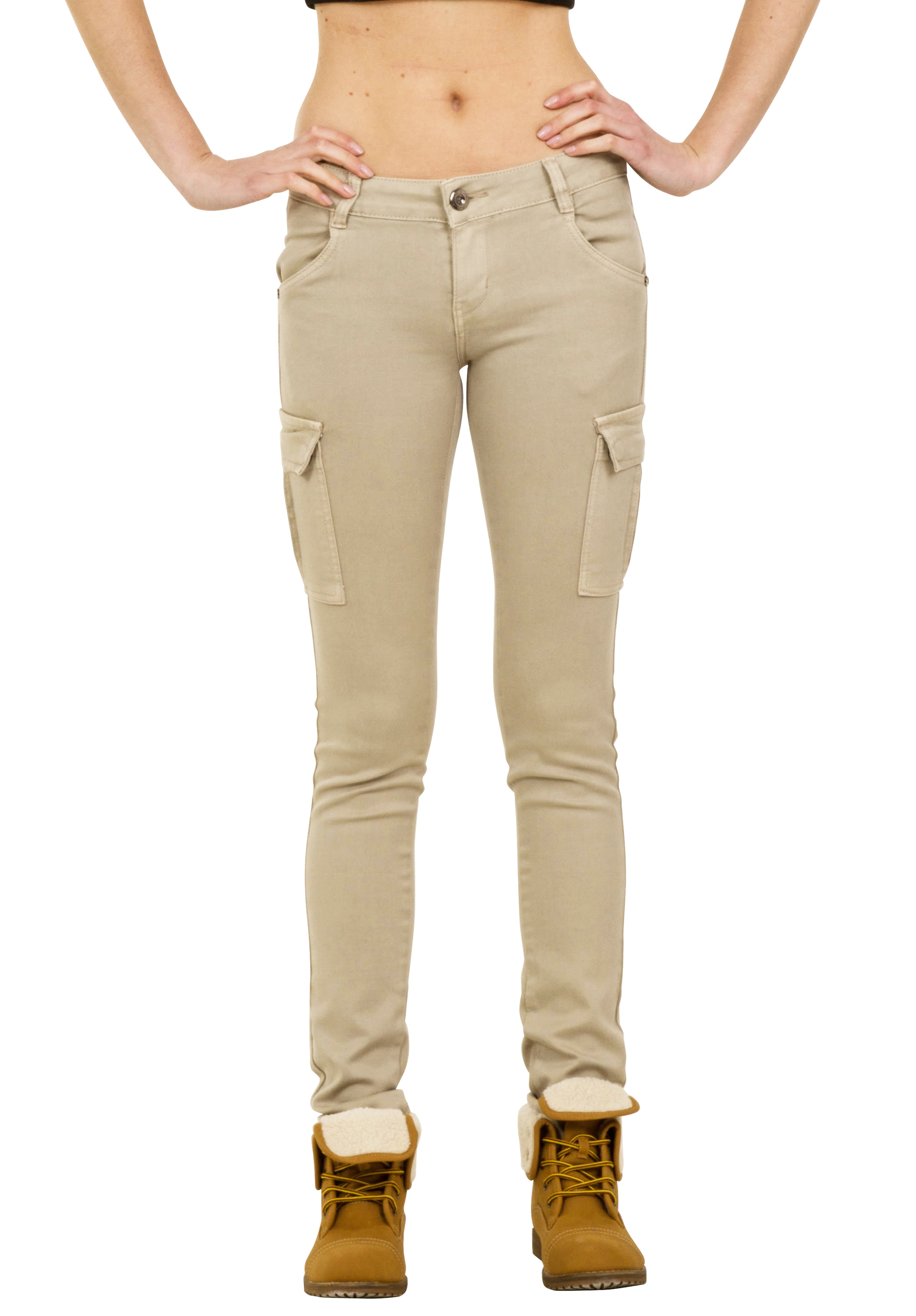 beige combat trousers