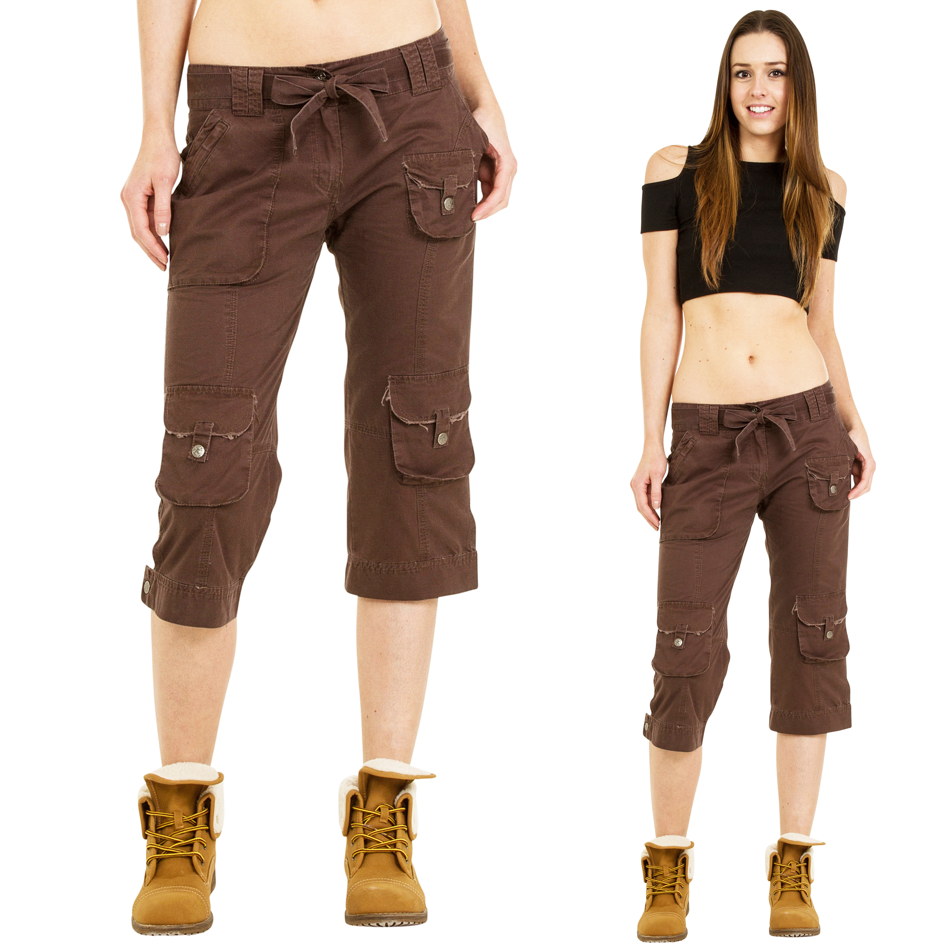 cargo pants shorts womens