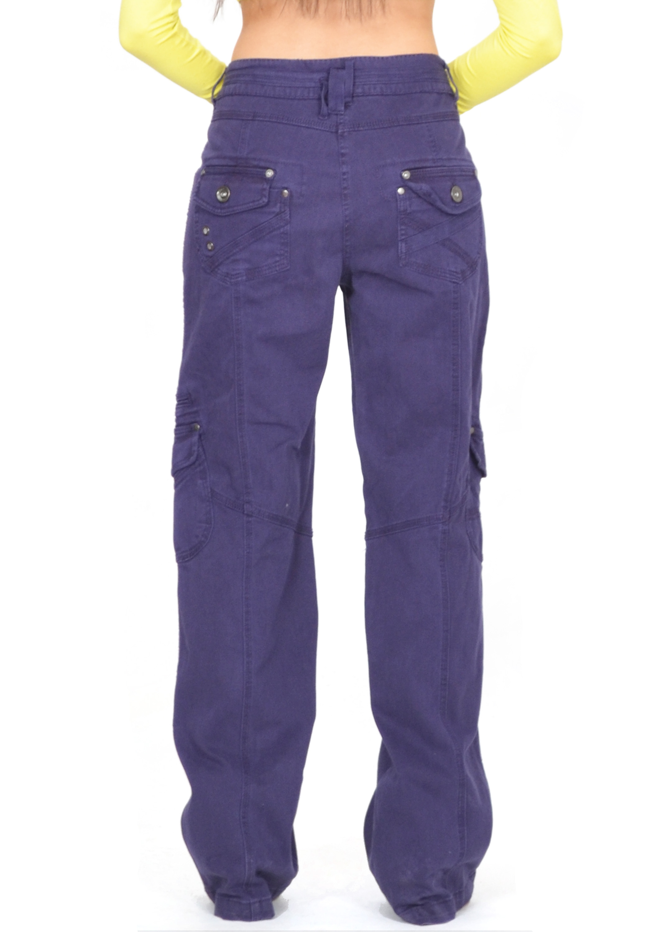 purple baggy pants