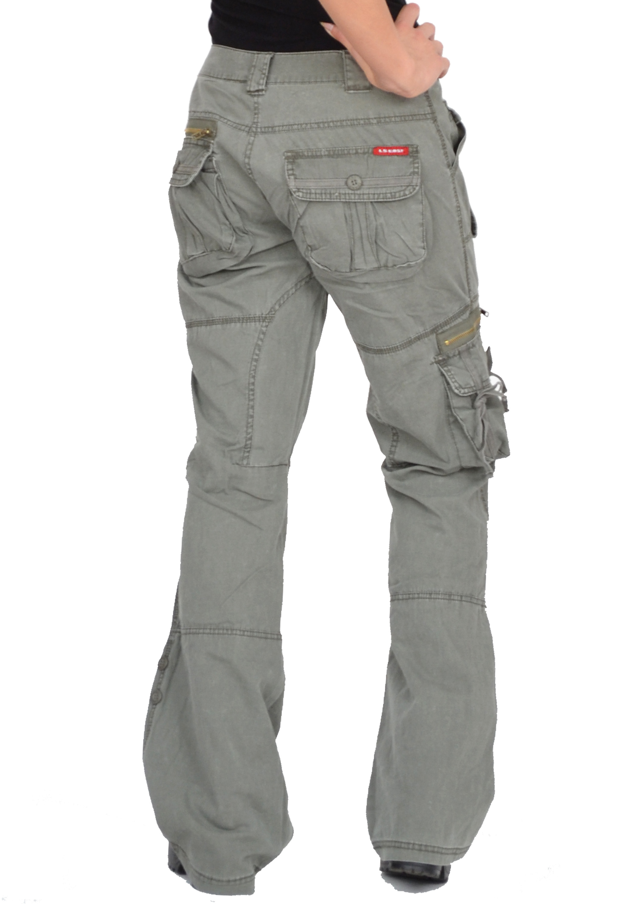 khaki cargo trouser