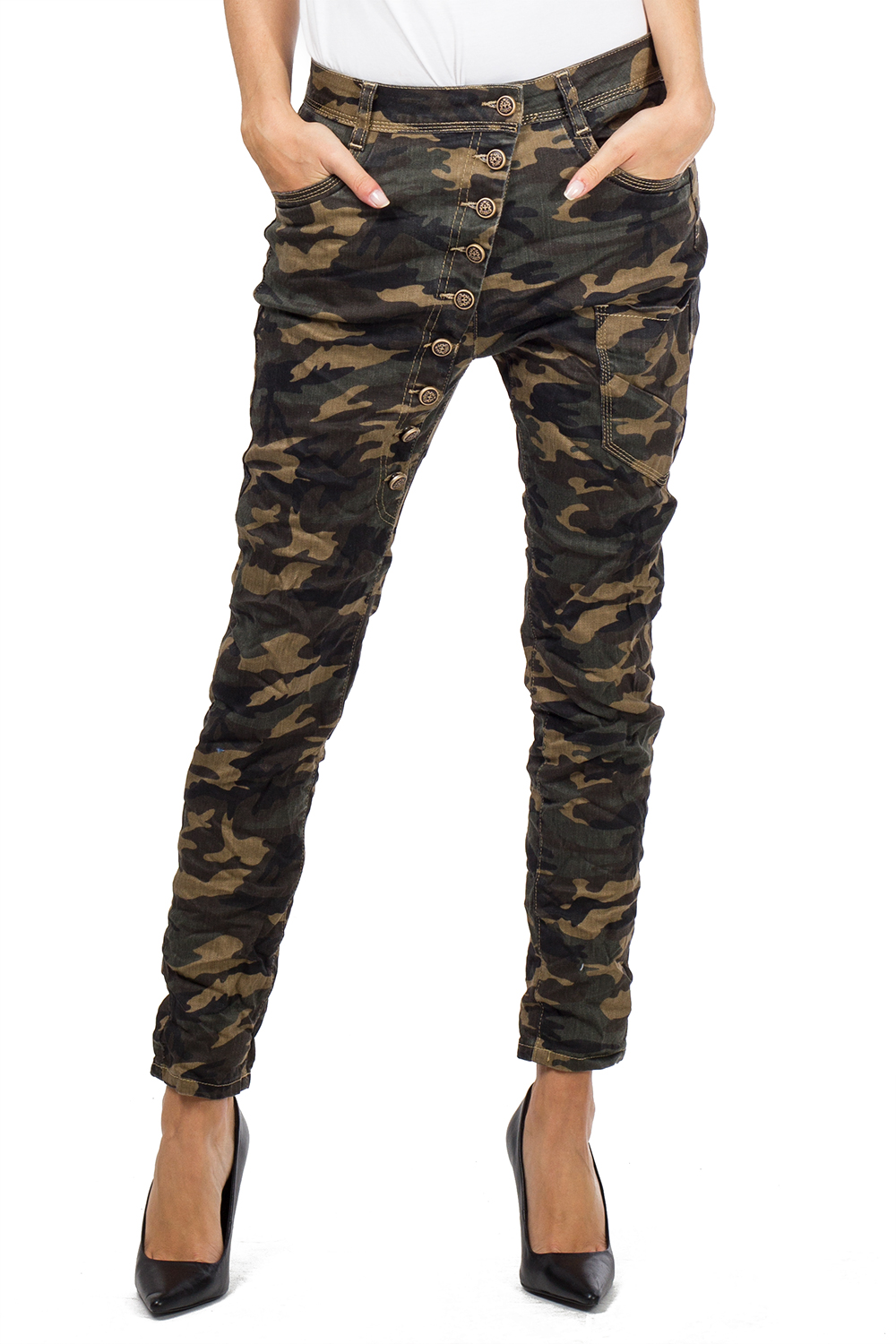 camo drop crotch pants