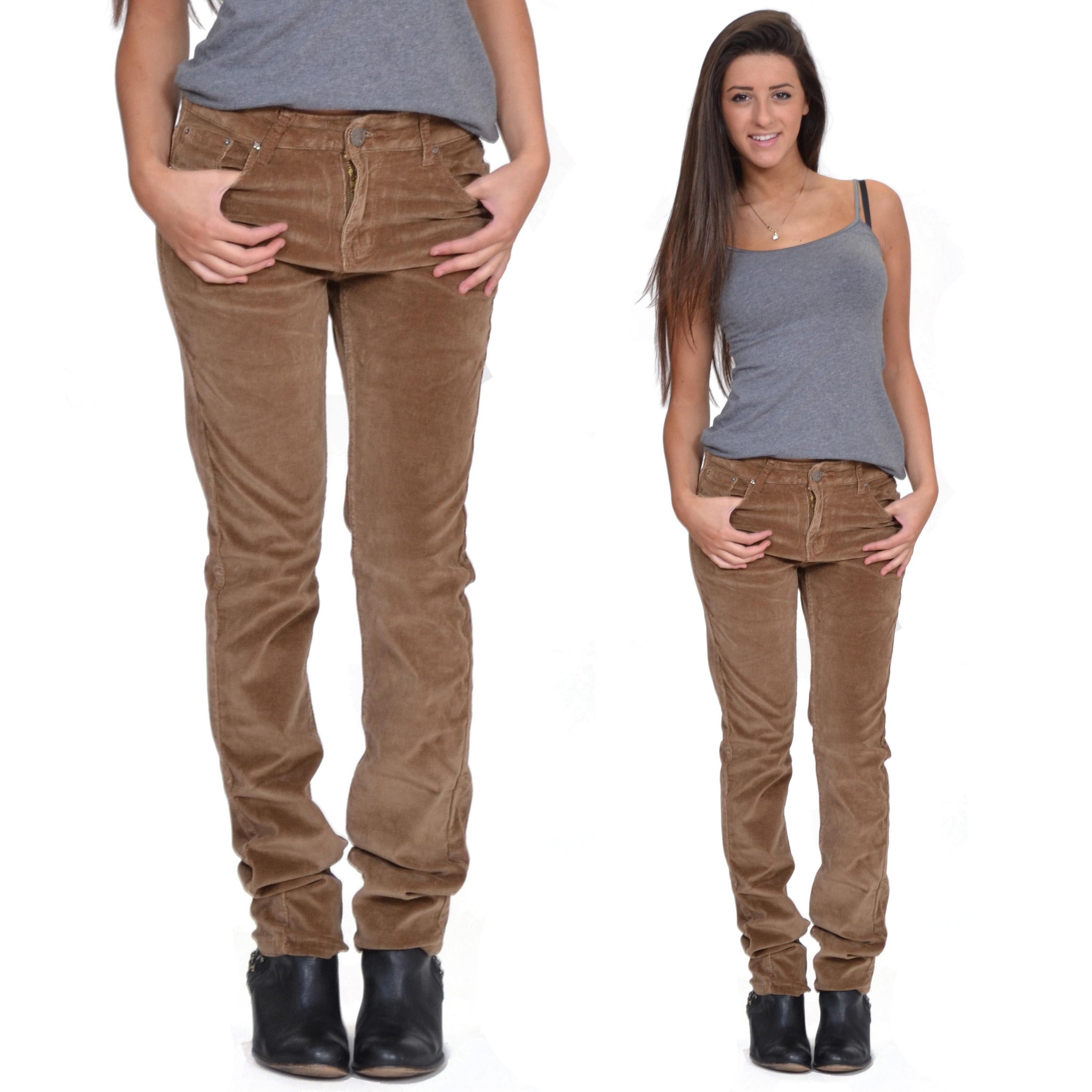 light brown corduroy pants - Pi Pants