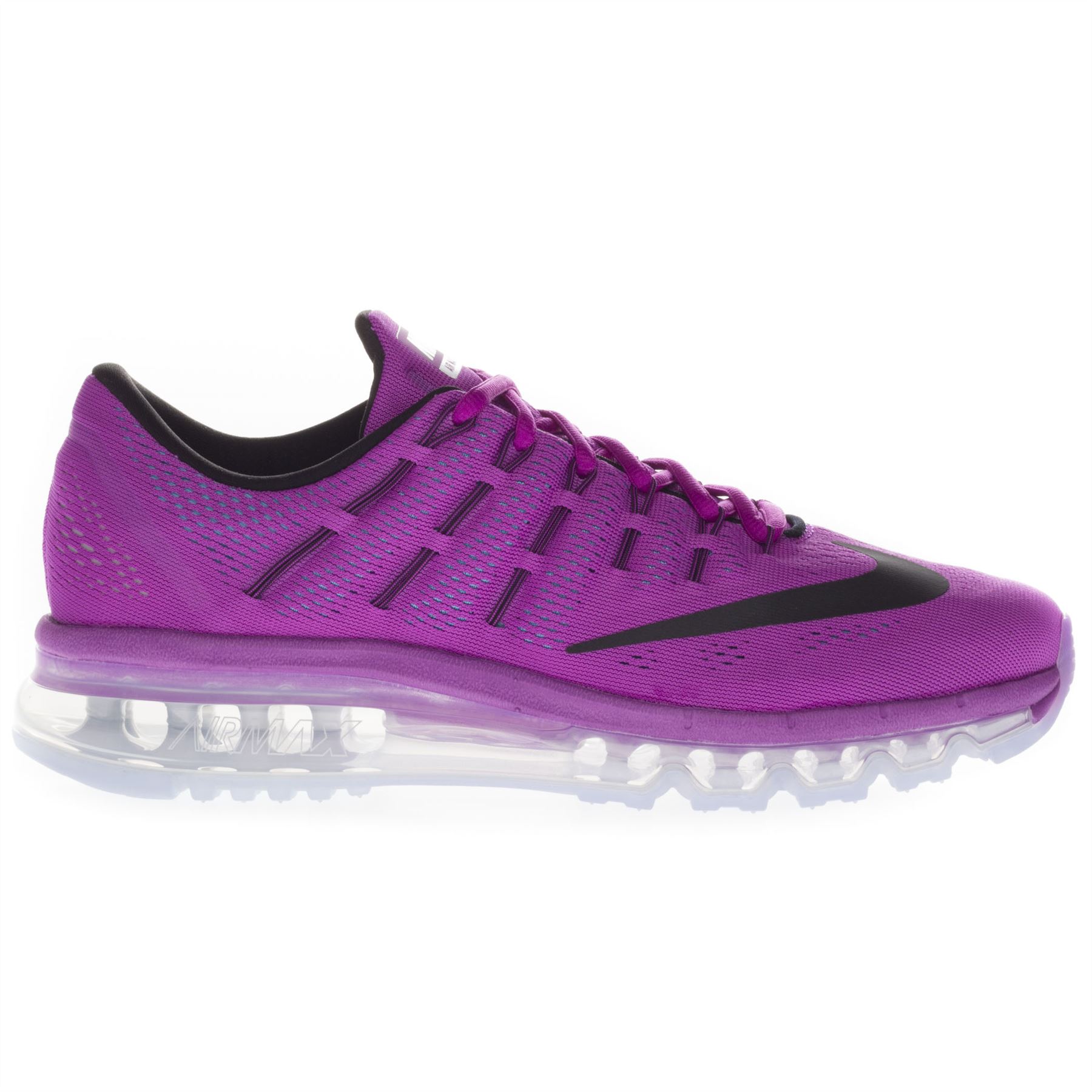 Nike Women's Nike Air Max 2016 Low Top Running Sports Gym Purple Pink