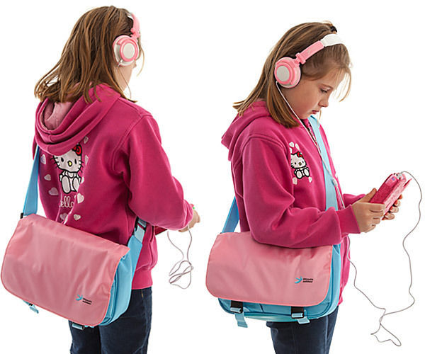 Kids Messenger Satchel School Bag + DJ Headphones for Apple iPad Mini / 2 Retina eBay