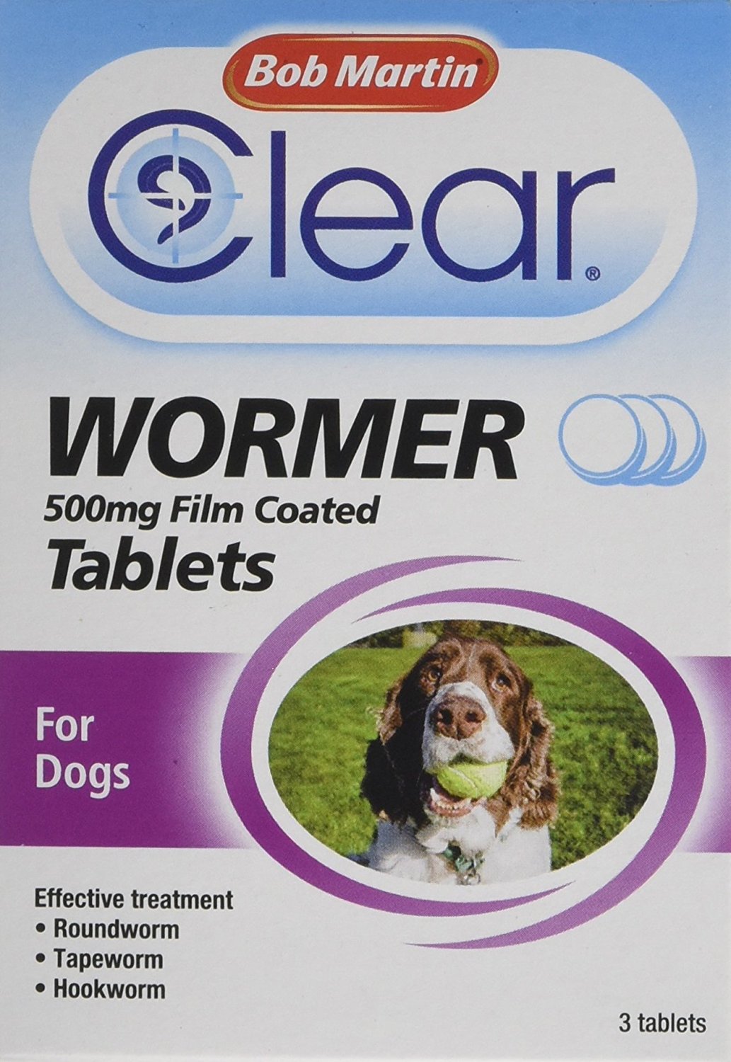 Bob Martin Clear All in One Wormer Tablets Large Dog AVMGSL eBay