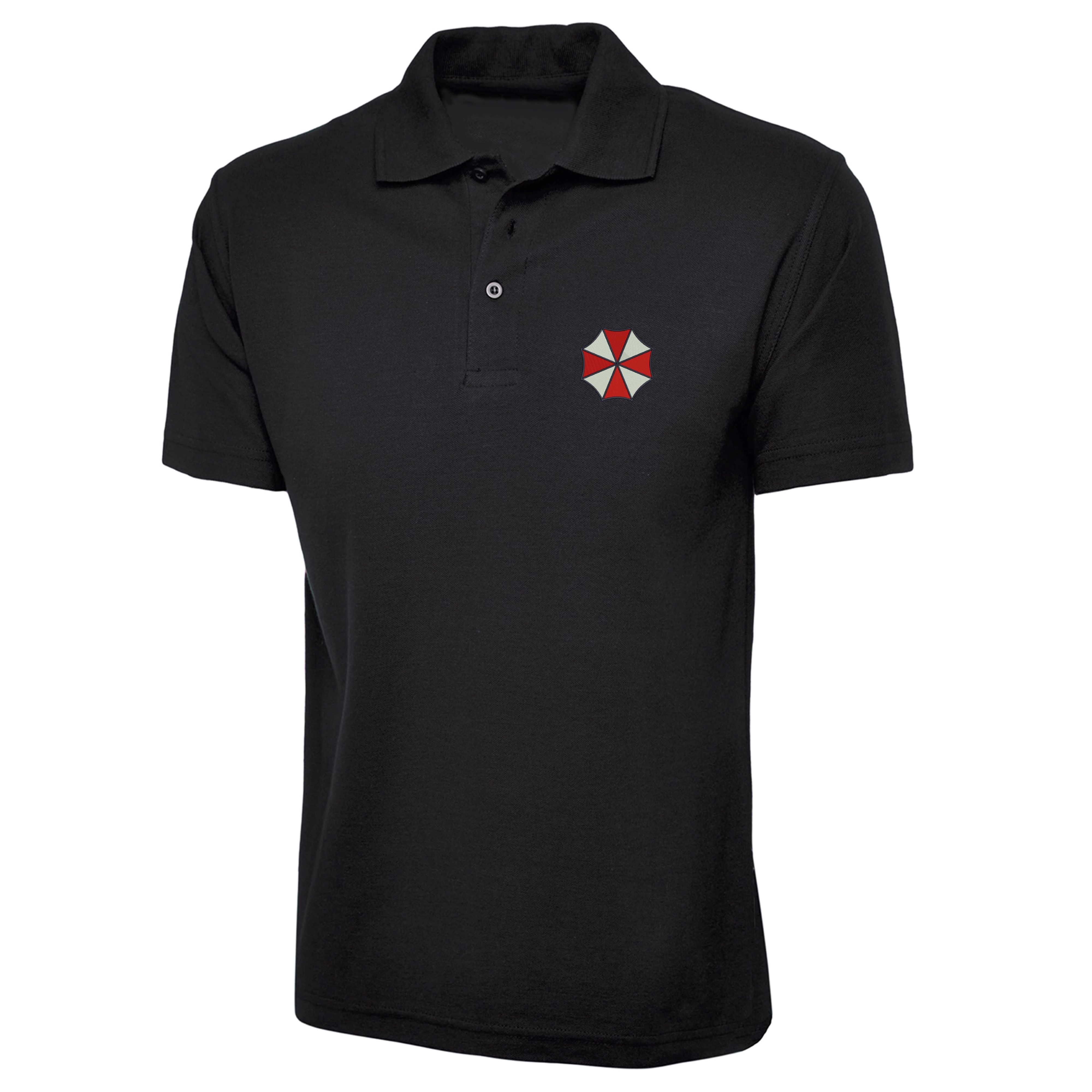 Umbrella Corporation Logo Polo Shirt Left Chest Embroidered Gift  Polo Top 