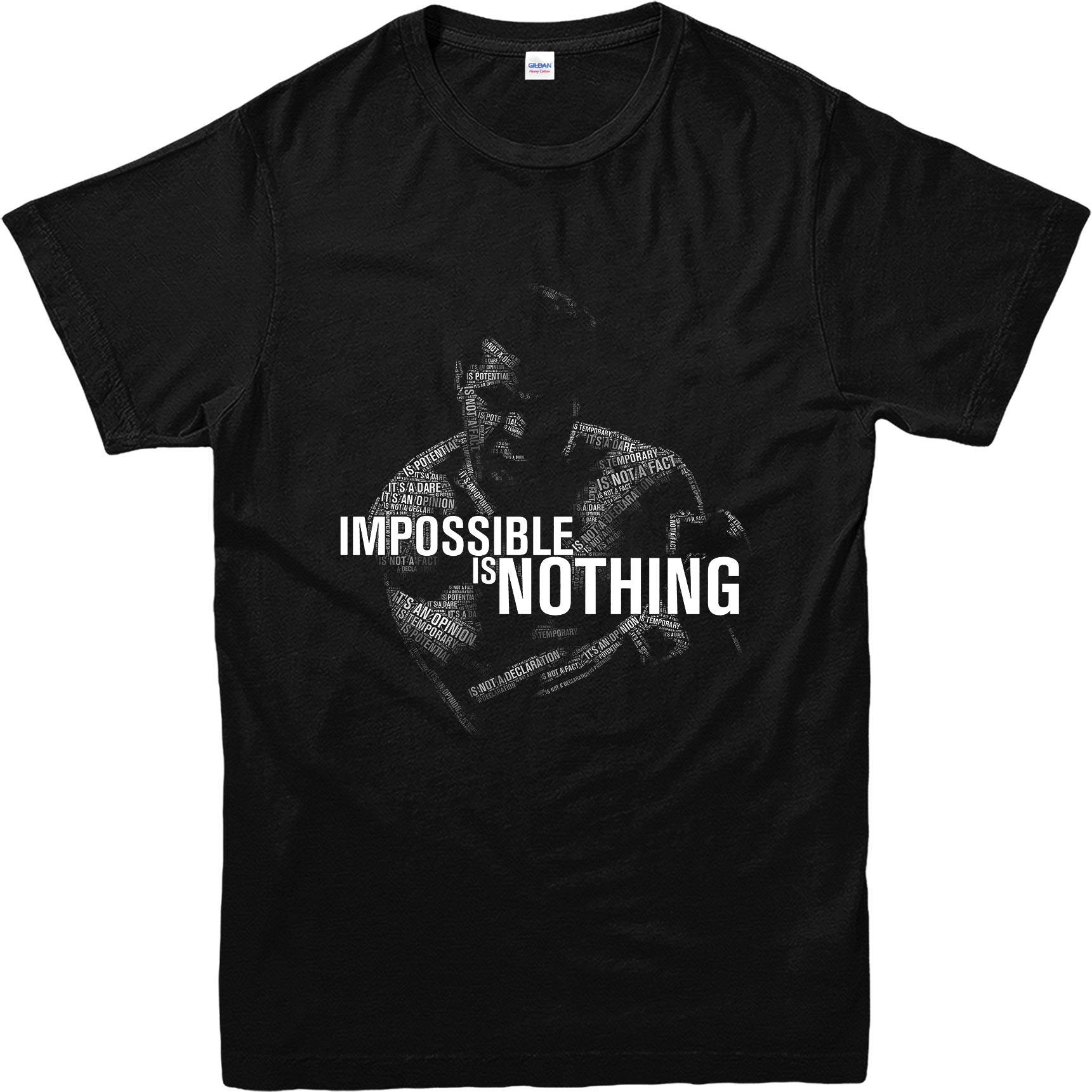 t shirt adidas impossible is nothing