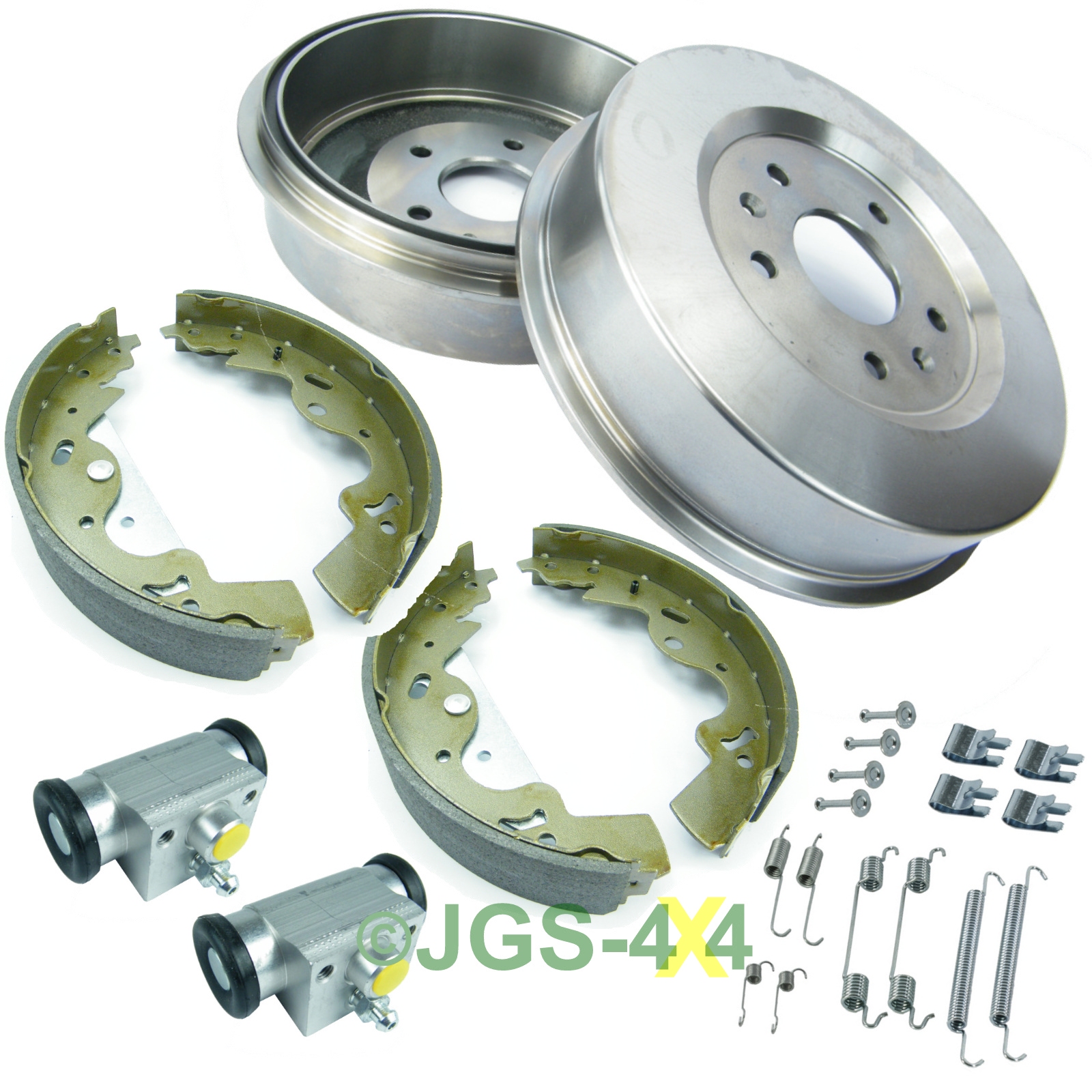 Freelander 1 TD4 Rear Brake Drums Cylinders Shoes & Spring Overhaul Kit eBay