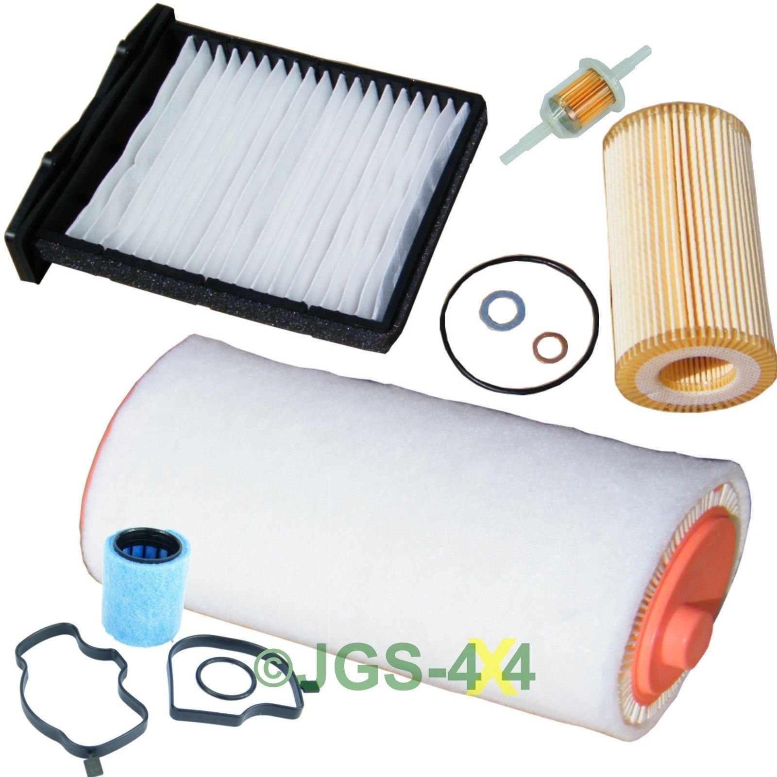 Freelander 1 TD4 Service Filter Kit Oil Air Pollen Engine Breather Filters