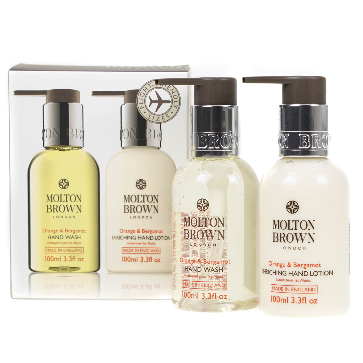Molton Brown Orange & Bergamot Hand Duo Wash & Enriching Lotion 100ml