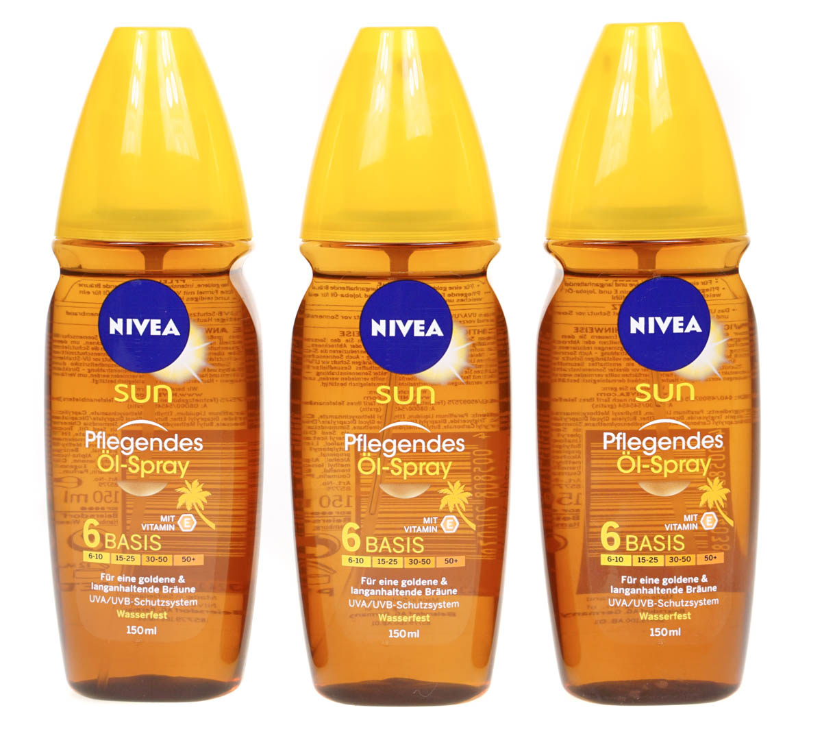 Nivea Sun Spf6 Tanning Oil Spray 150ml Low Protection Sunscreen Pflegendes Basis Ebay