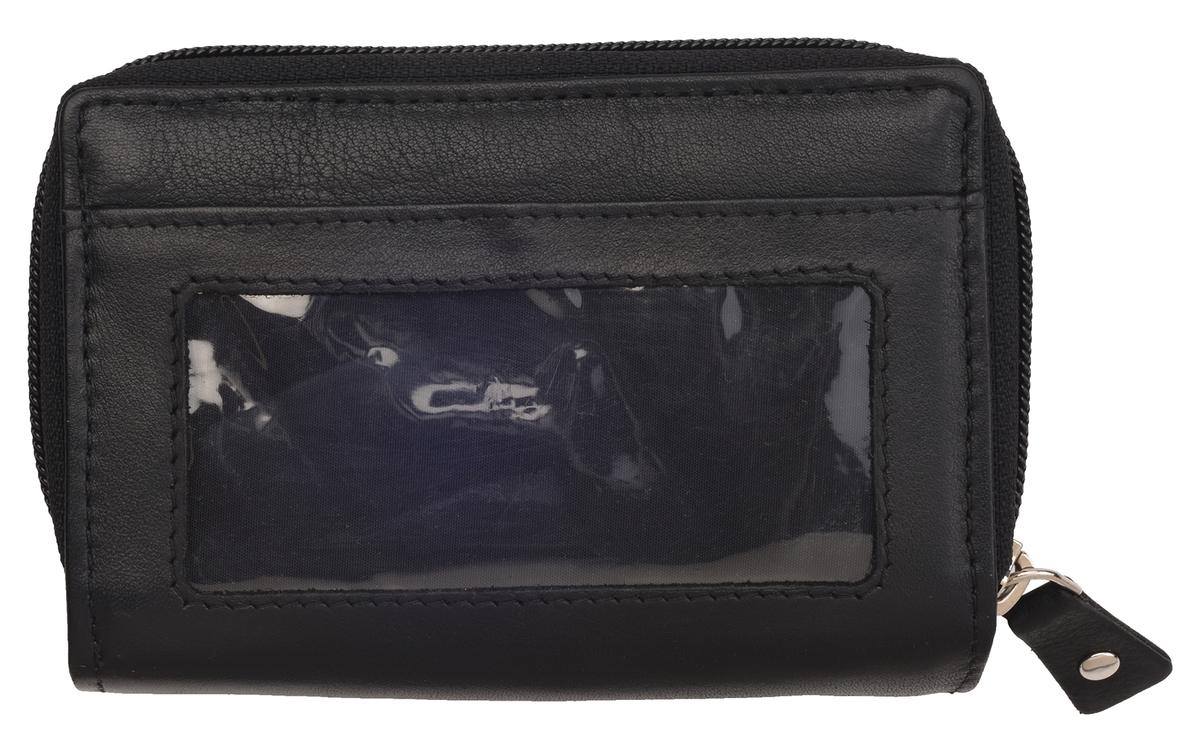 Ladies Leather Trifold Purse Wallet RFID Blocking Flip Out Section Coin Zip