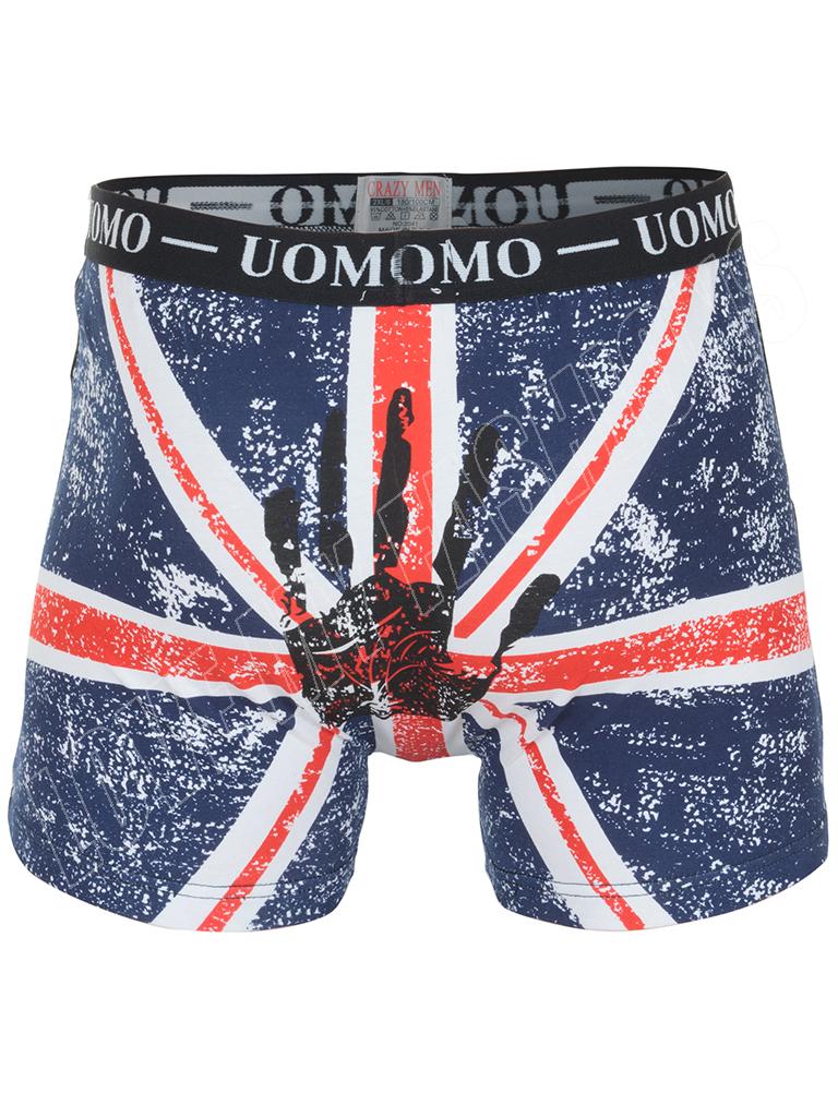 Mens Cotton Uk Flag Print Union Jack Boxer Boxers Shorts Trunks Briefs