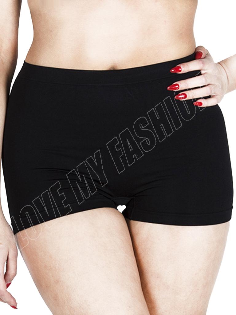 New Womens Ladies High Waist Boxer Pants Shorts Underwear Plus Size 16 18 20 22 Ebay