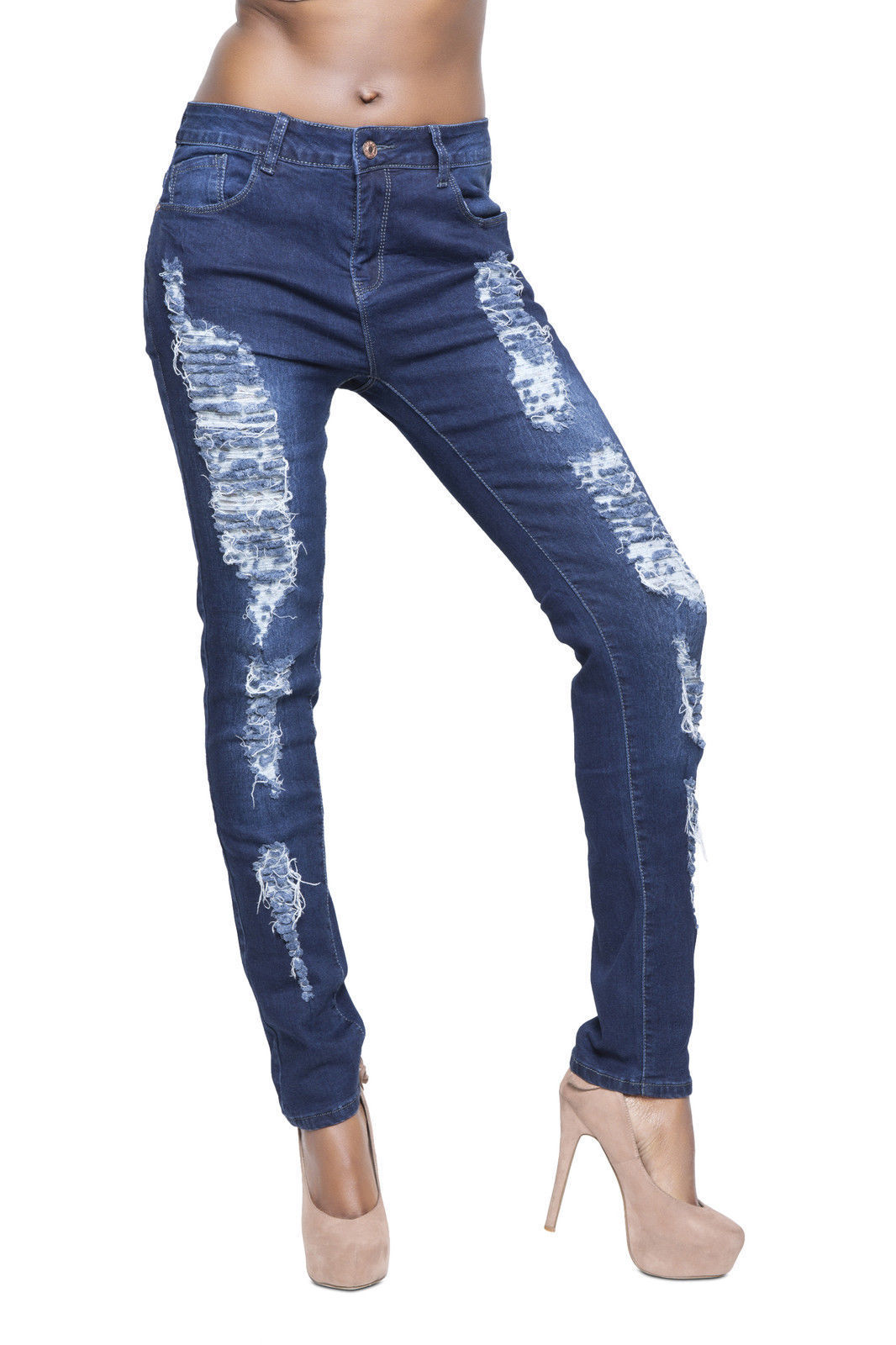 plus size ripped jeans