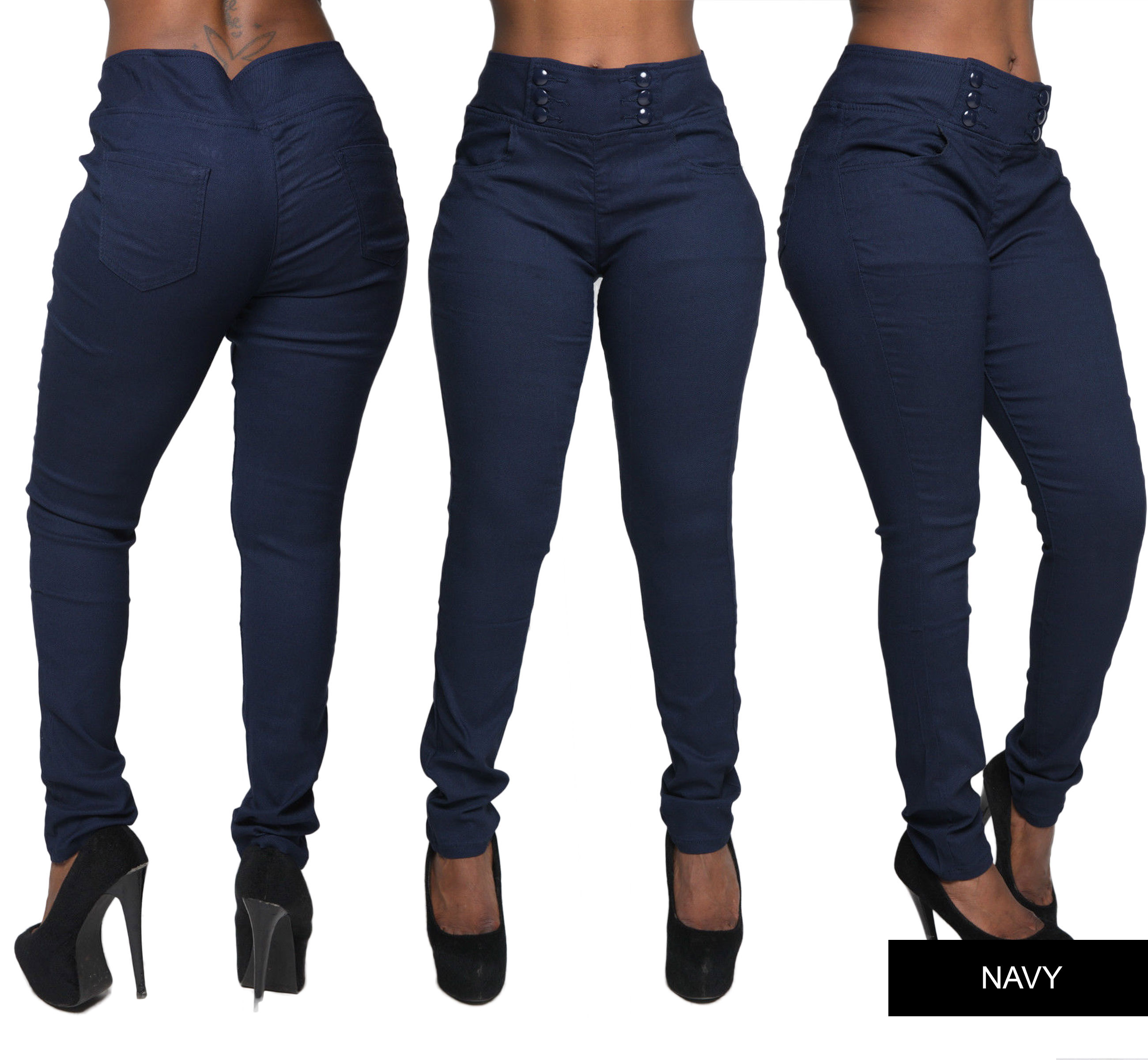 high waist plus size pants