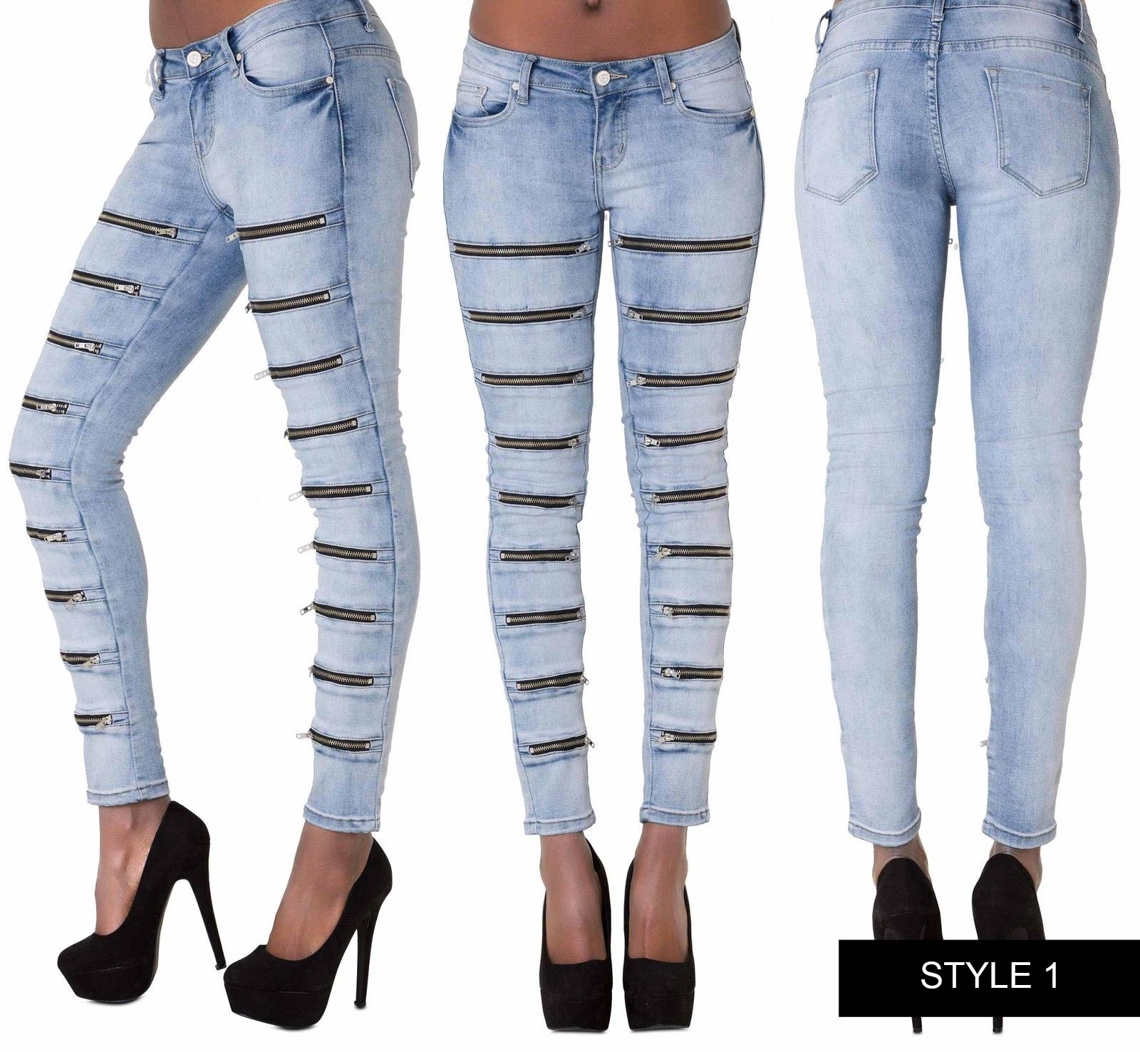 blue jeans leggings