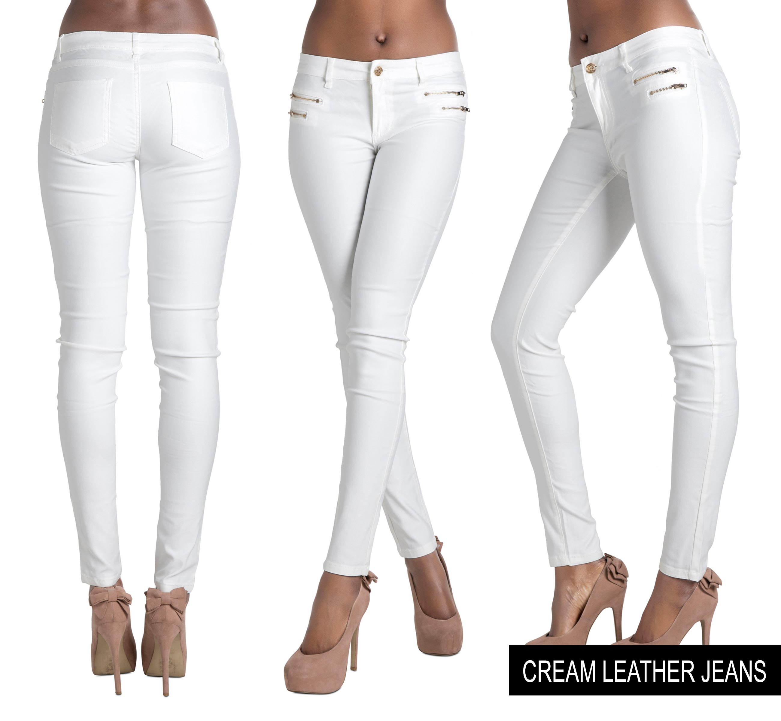 best leather look jeans