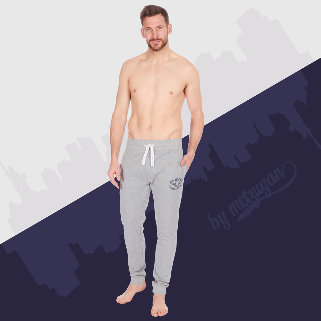 Metzuyan hommes pyjama de nuit Sommeil Lit pantalons Nightwear Lounge Coton S-XXL
