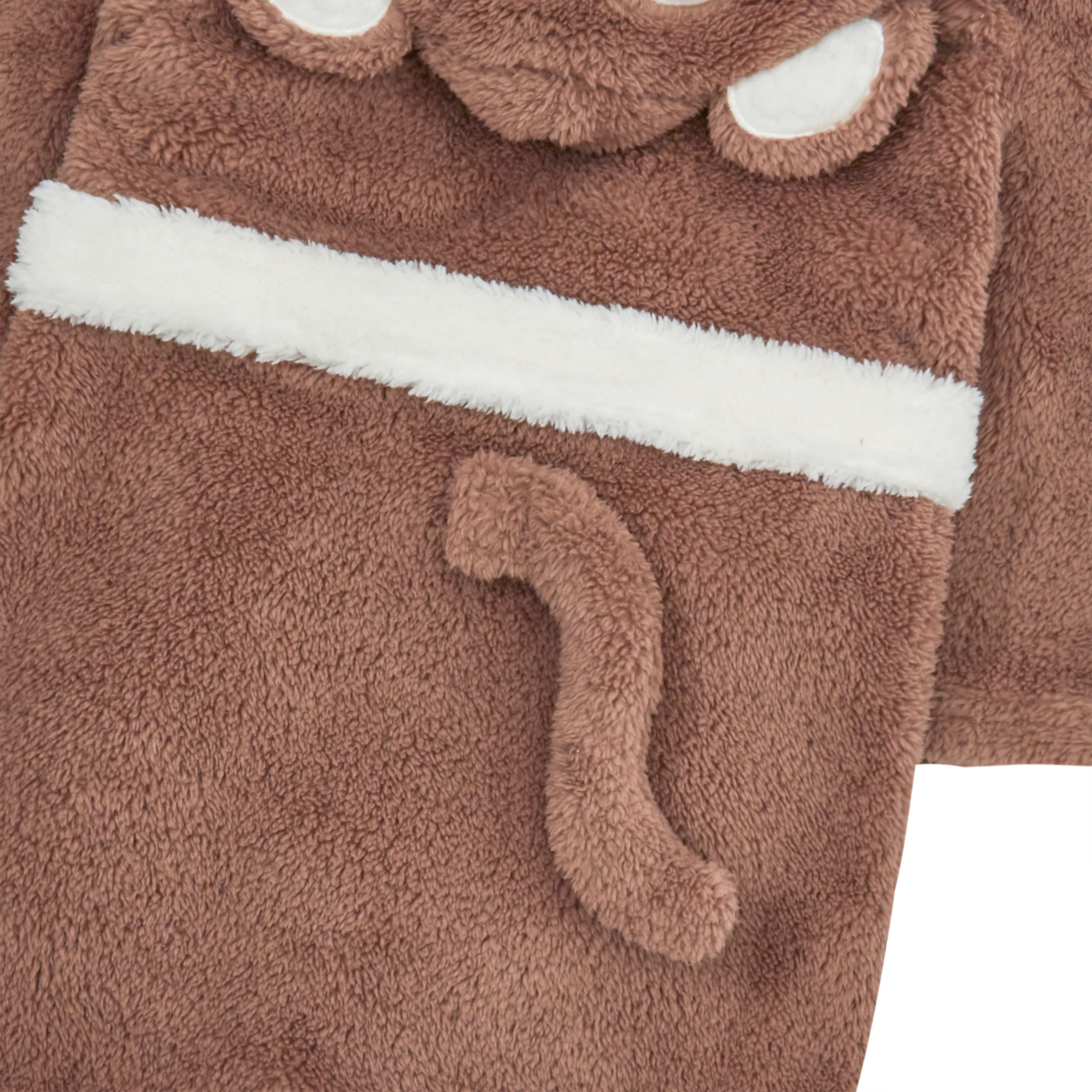 Kids Childrens Girls Boys Dressing Gown Fleece Hooded Robe Bath Robe Free Gift