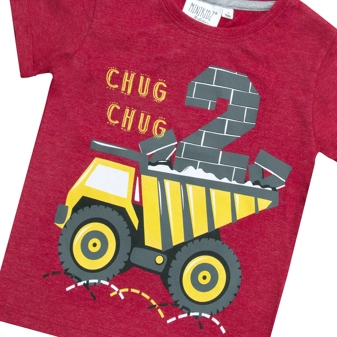 Minikidz Neonato Ragazzi Compleanno T-shirt Con Numero Misto Cotone Regalo Top 1-6 anni