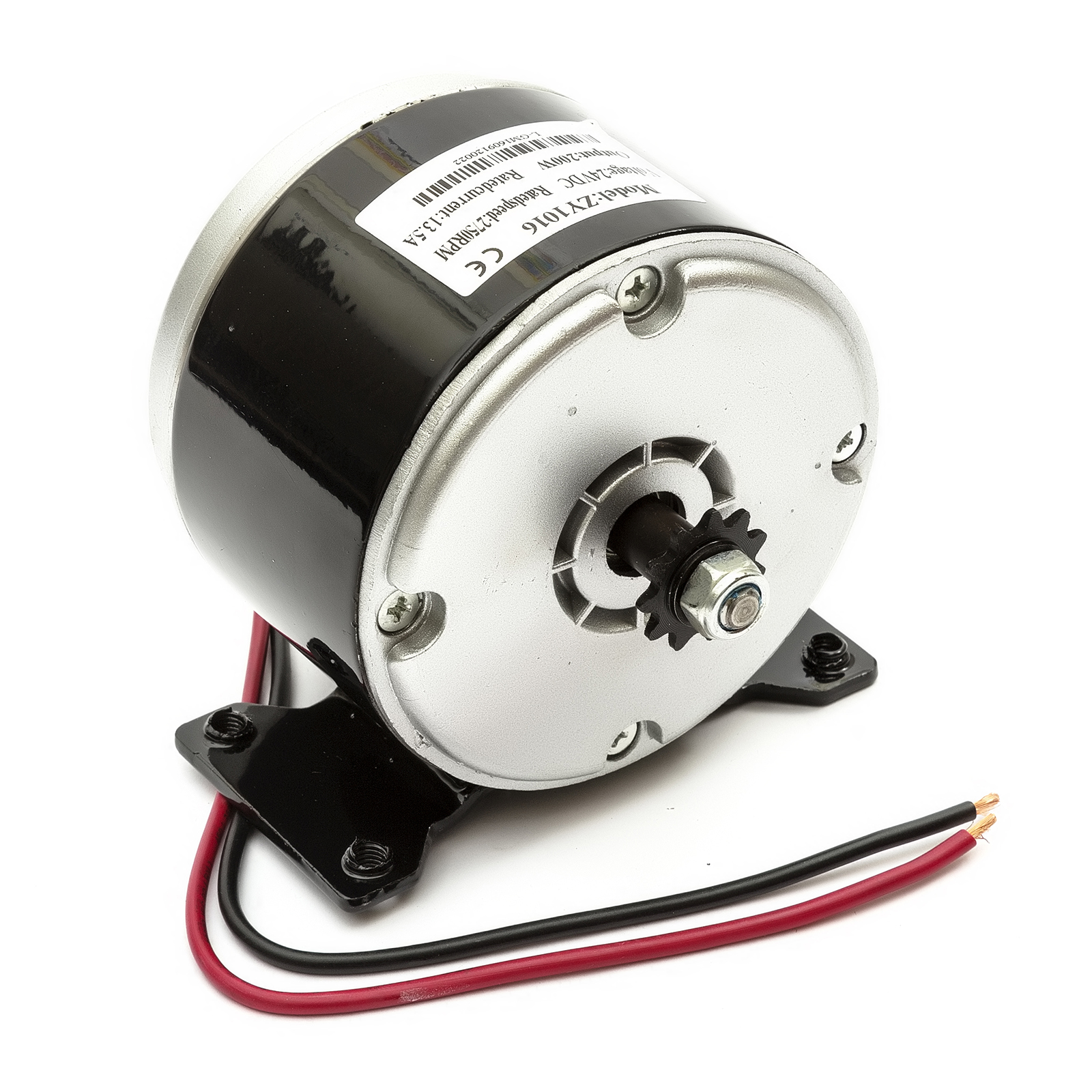 ZY1016 MY Black Electric Motor 24v 200w Brushed E Scooter 24 Volt 200