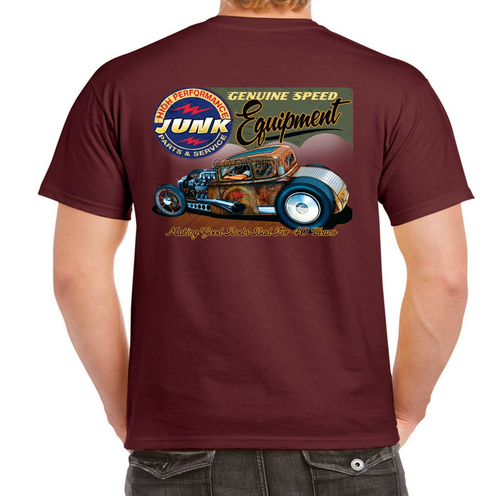 Hotrod Mens Hot Rod T Shirt Rat Garage Vintage Clothing V Dad Car